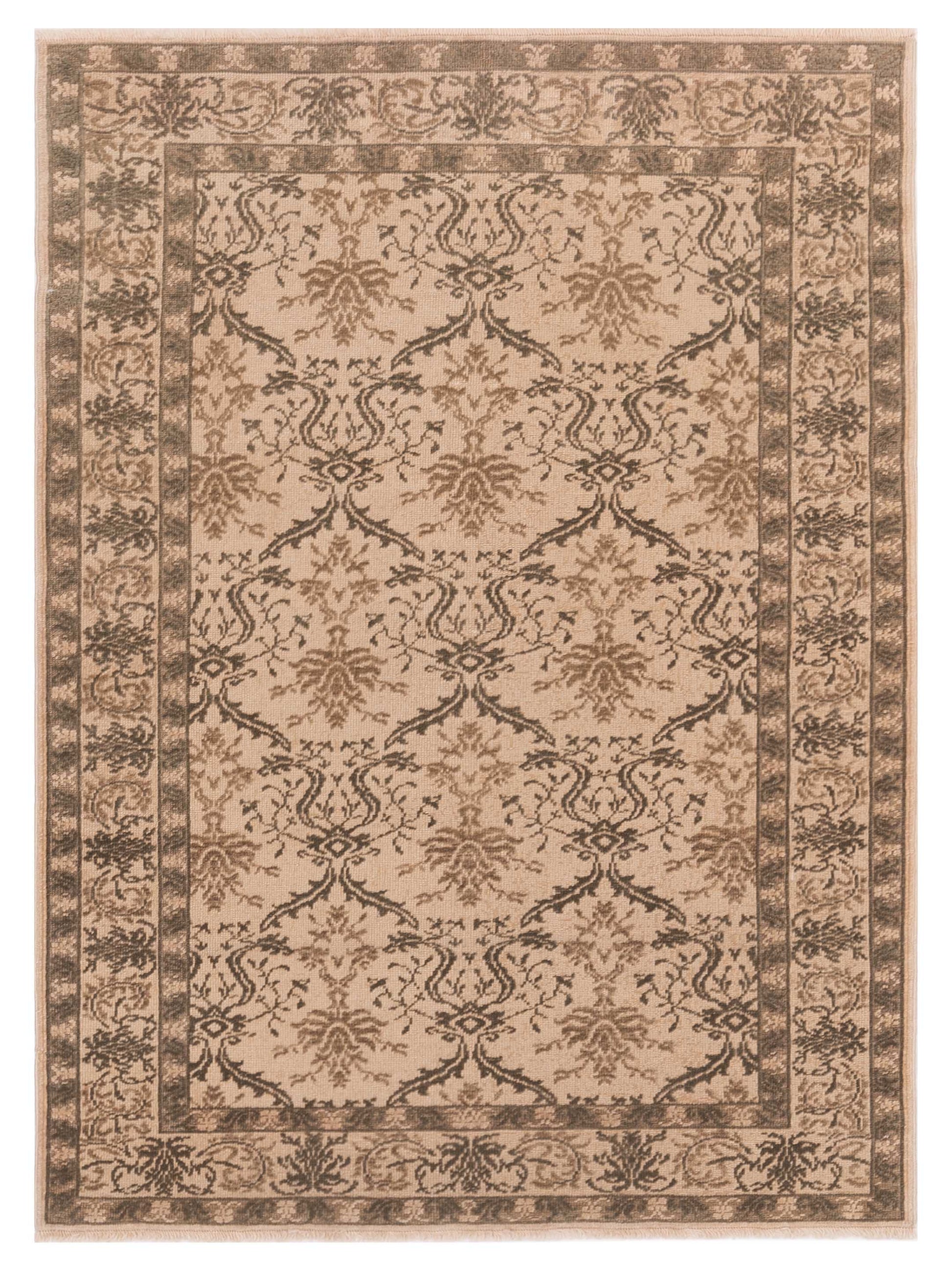 Pasha Antique Loom  Beige Green Traditional
