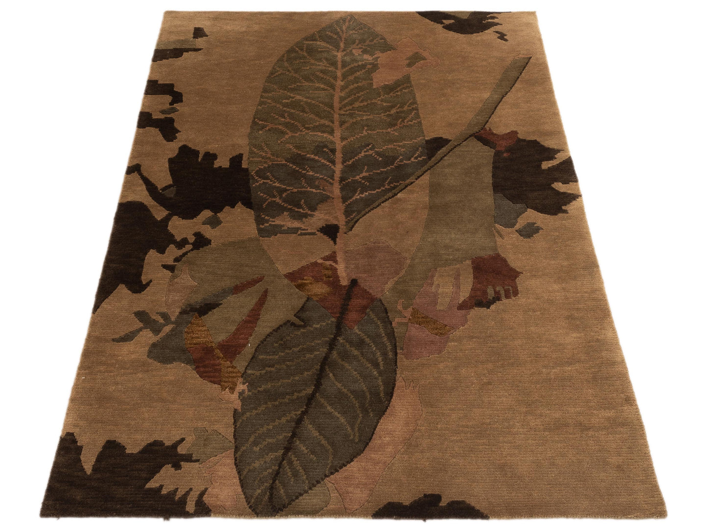 Himalayan 84814 Green 5.7x7.11 Hand Knotted Rug