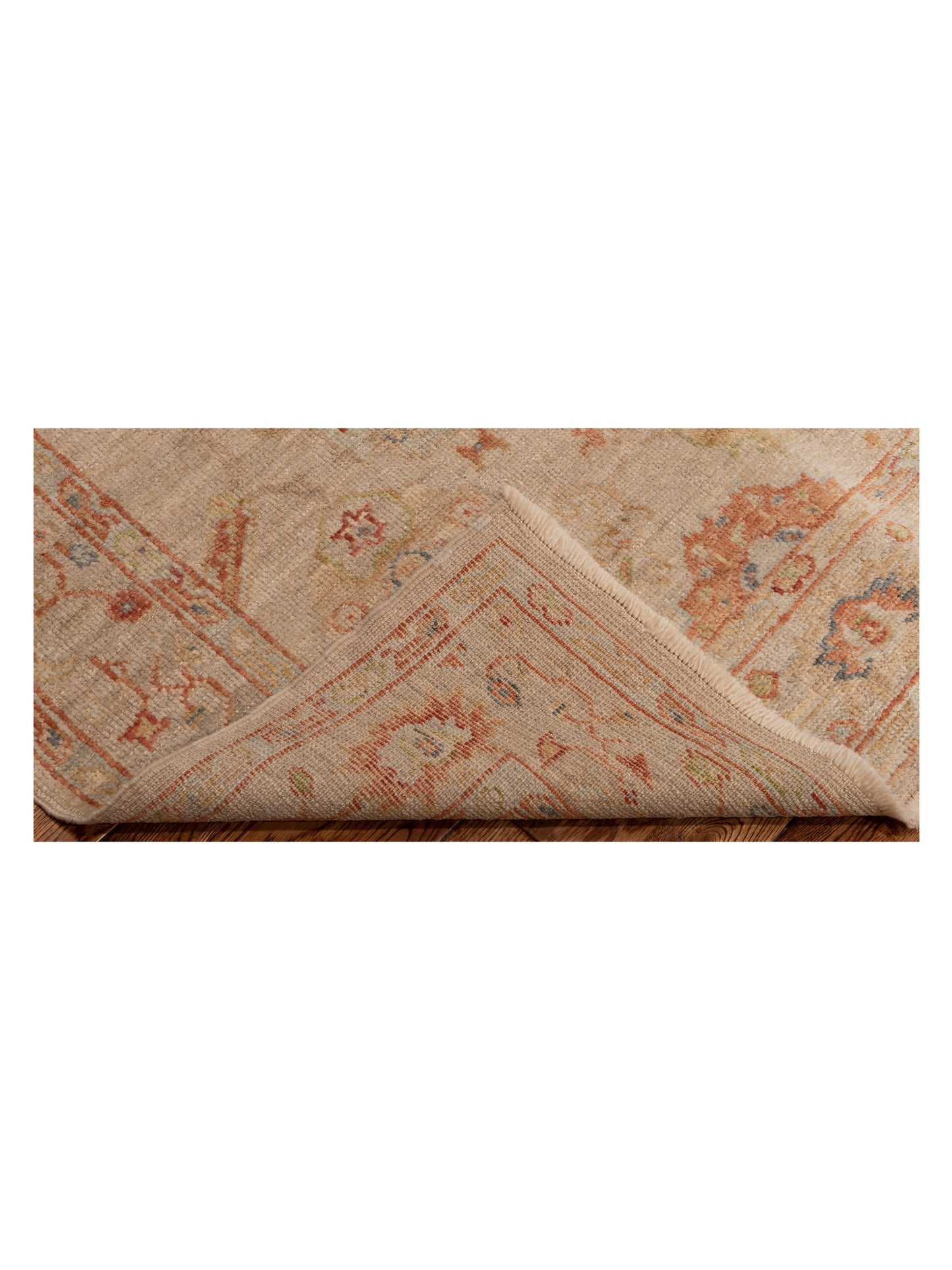 Angora Oushak 149349 Beige Beige 3.11x5.9 Hand Knotted Rug