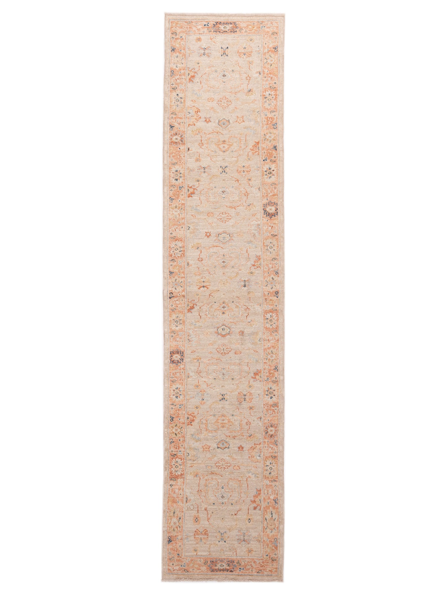 Anadol Angora Oushak  Ivory Rust Traditional