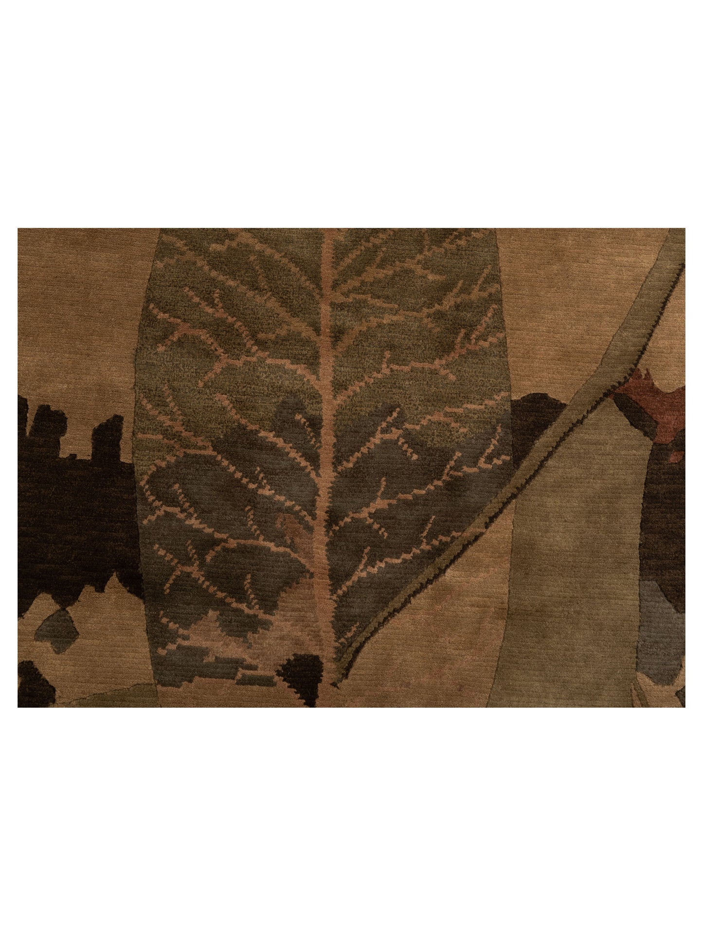 Himalayan 84814 Green 5.7x7.11 Hand Knotted Rug