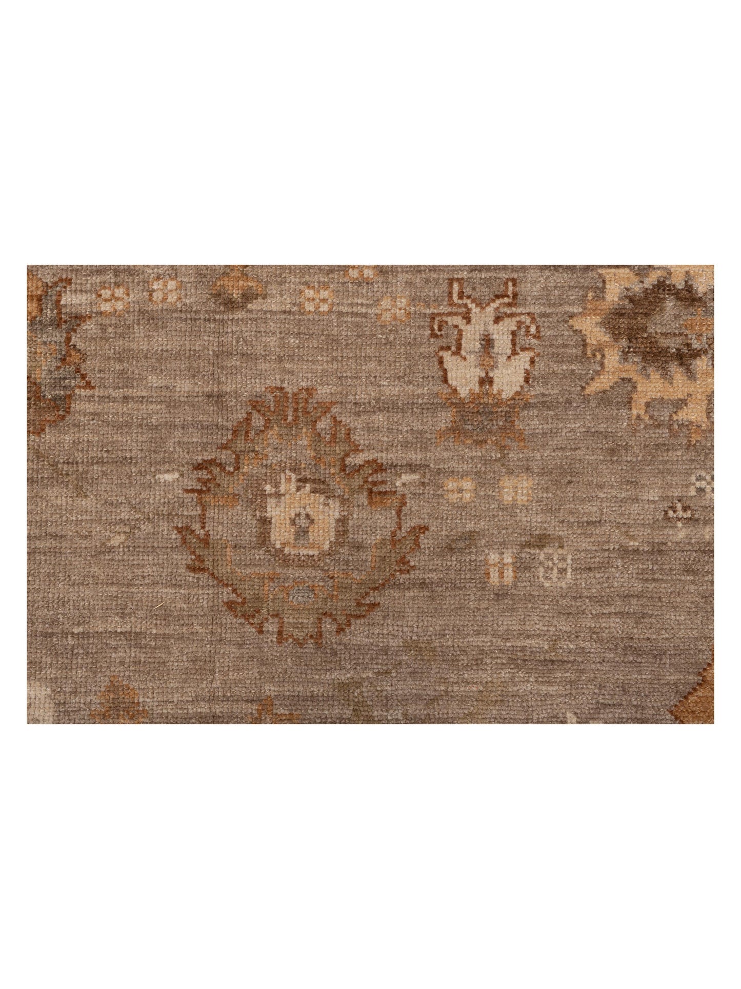 Angora Oushak 125826 Green Green 6x8.8 Hand Knotted Rug