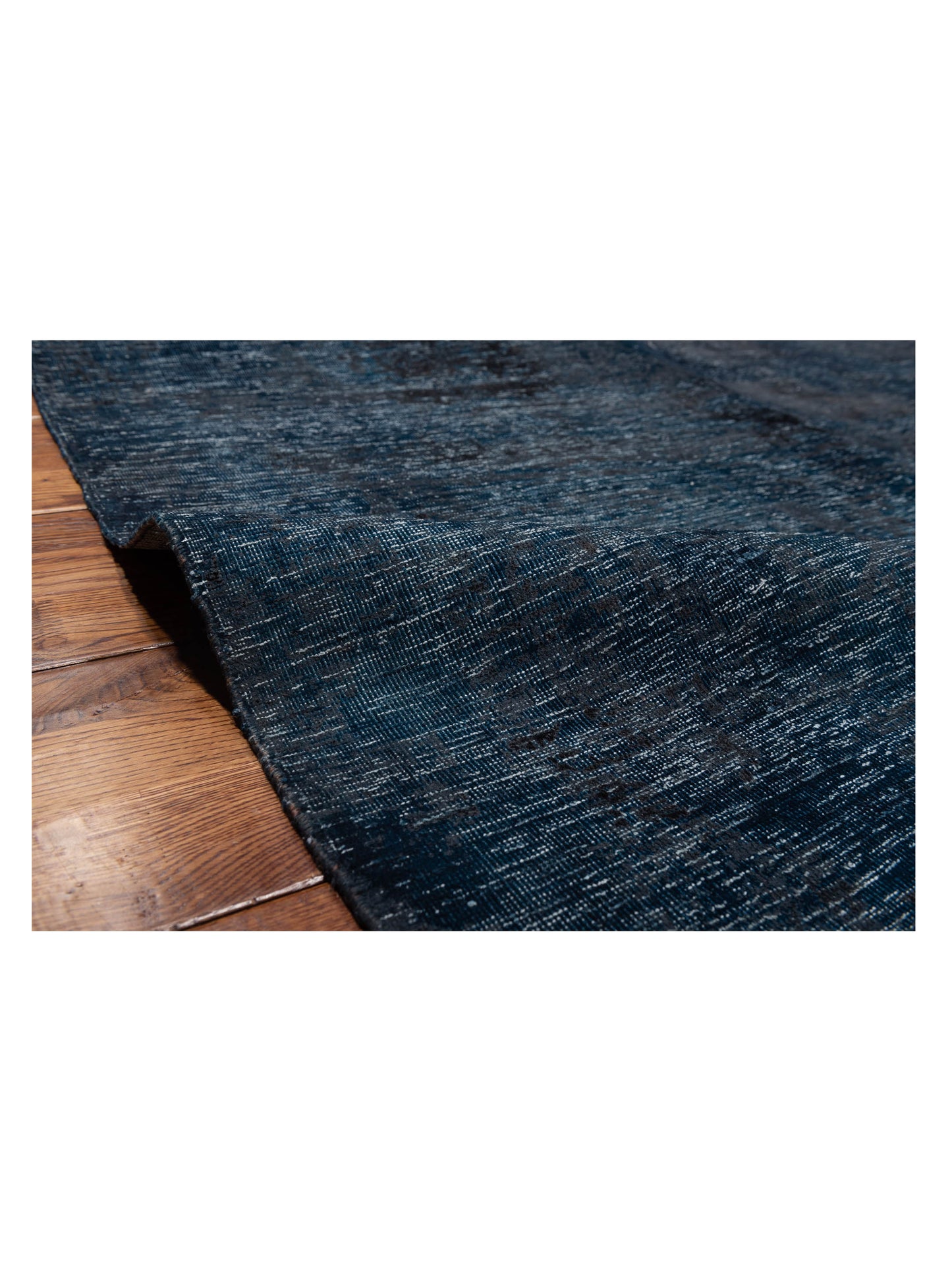 Vintage 133165 Indigo 9.10x13.7 Hand Knotted Rug