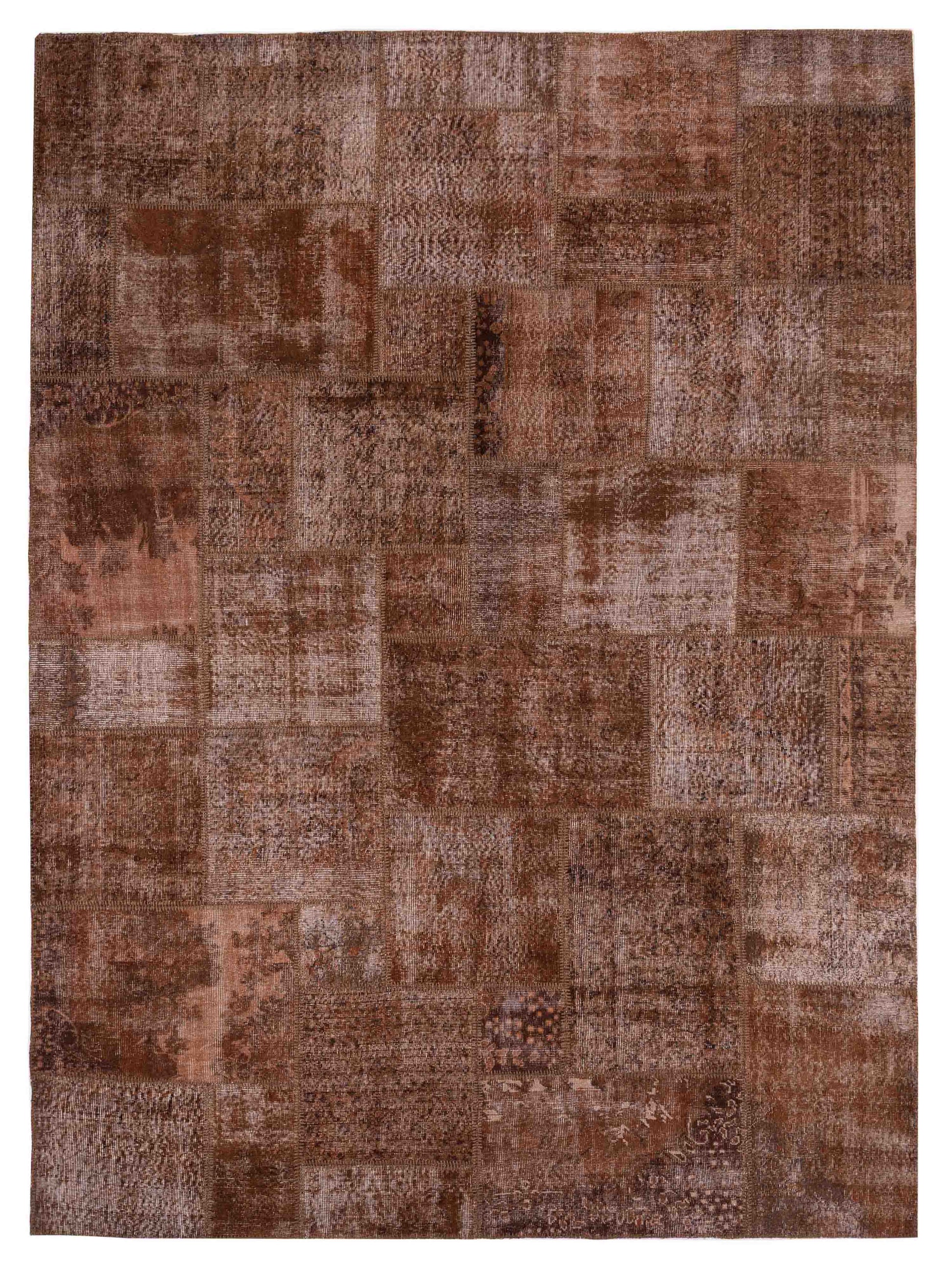 Pasha Turkish Vestige Patchwork  Brown  Contemporary