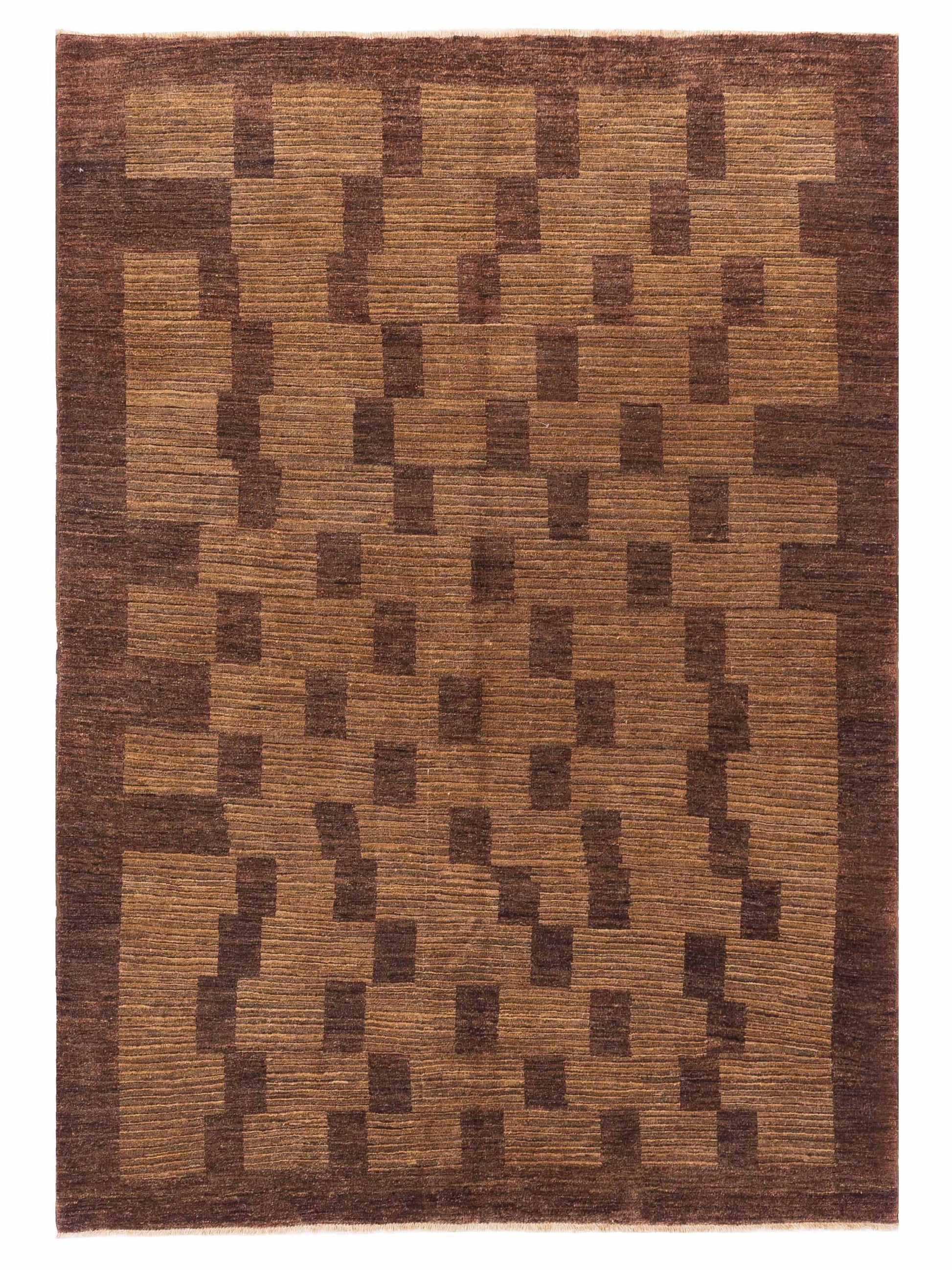 Rajpur Gabbeh  Brown  Contemporary