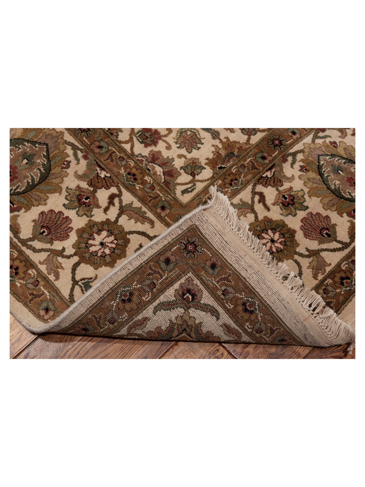 Jahan 98898 Ivory Ivory 8.2x10.1 Hand Knotted Rug
