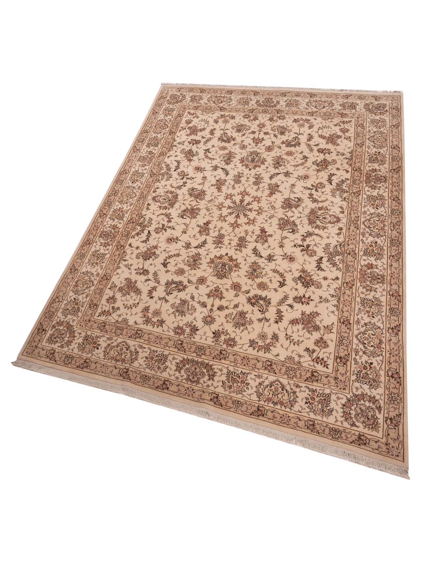 Magnolia 121076 Ivory Ivory 9x12 Hand Knotted Rug