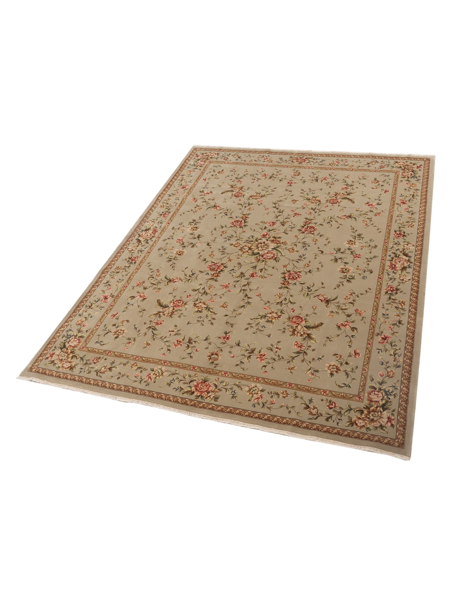 Magnolia 103722 Silver 8.1x10 Hand Knotted Rug