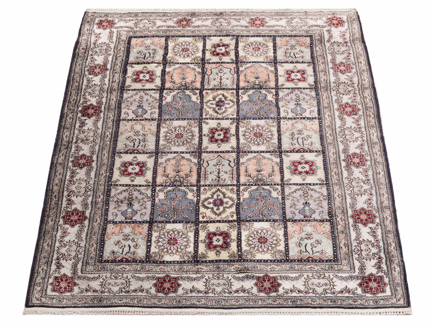 Dazzle 153726 Multi Multi 4.1x6 Hand Knotted Rug