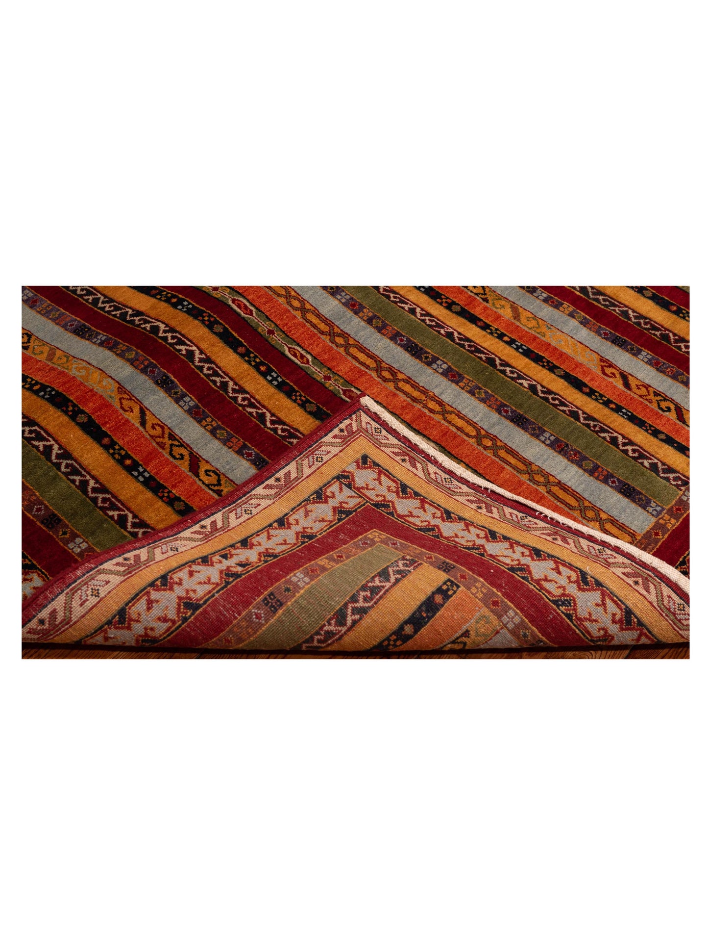 Shawl 115853 Multi 6.3x9.10 Hand Knotted Rug