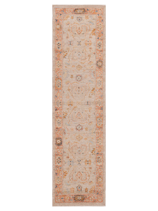 Anadol Angora Oushak  Ivory Rust Traditional