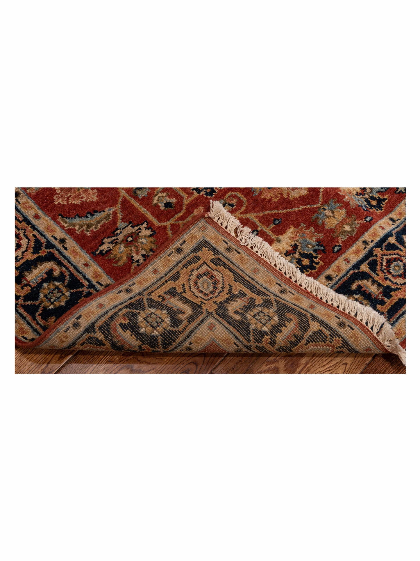 Royal 126624 Rust Navy 4.1x5.10 Hand Knotted Rug
