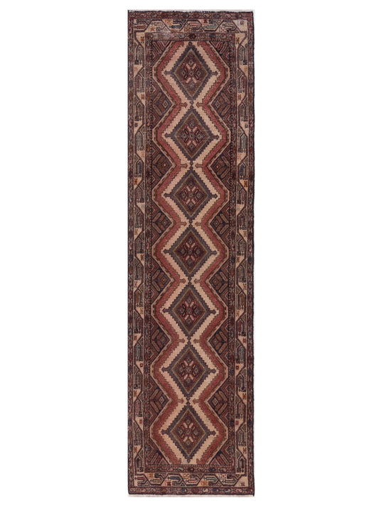 Pasha Antique Heirloom  Ivory Brown Traditional