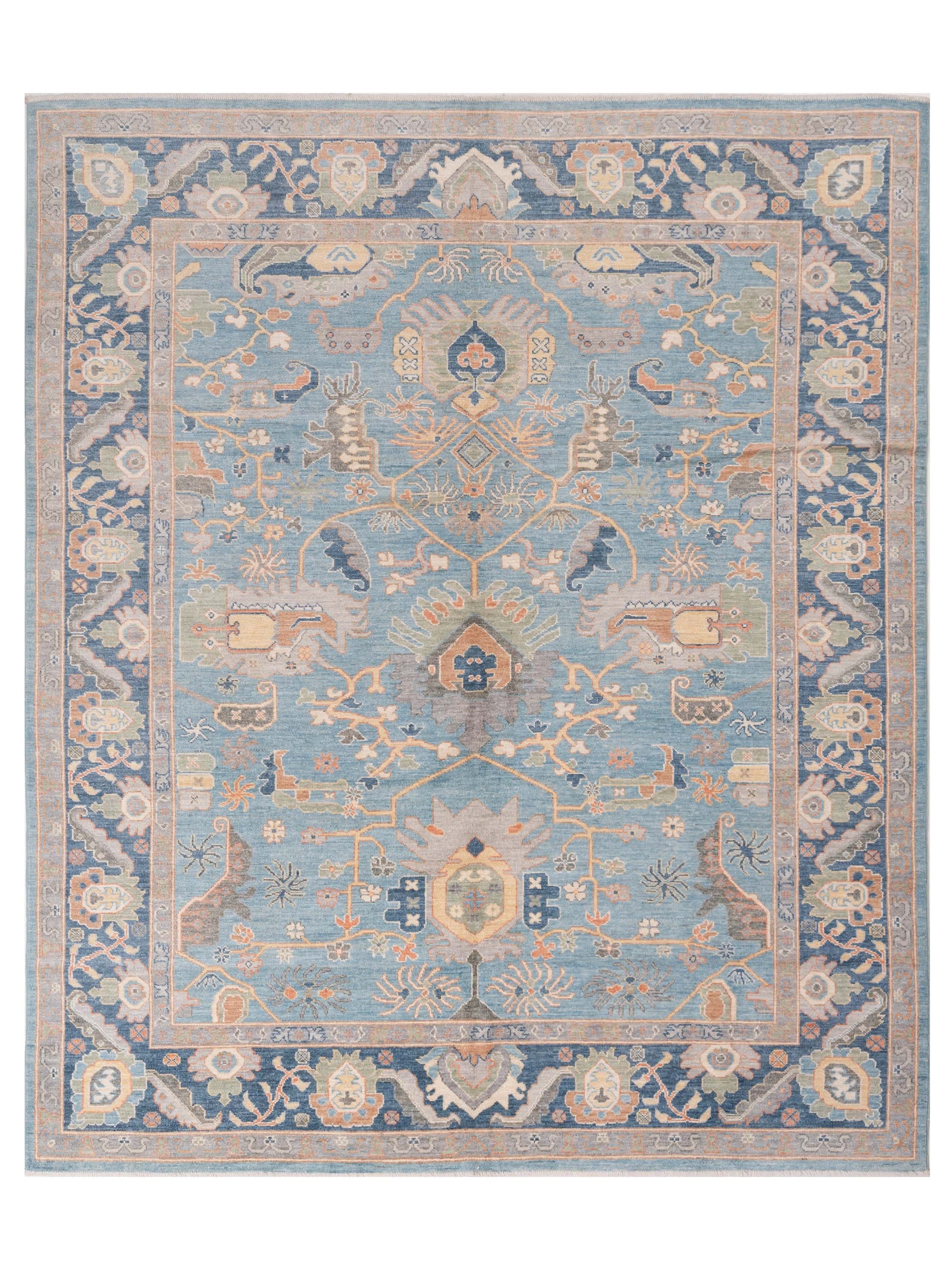 Pasha Anadol Oushak  Blue Blue Traditional