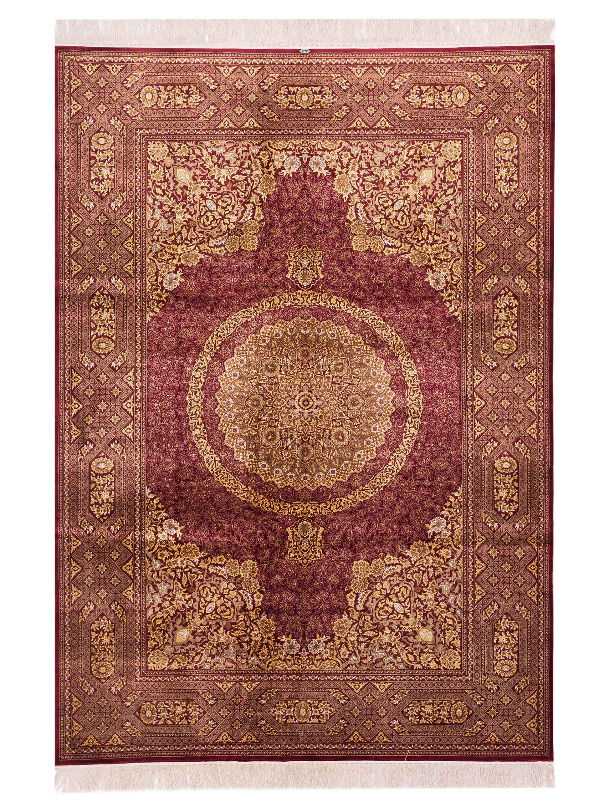 Pasha Pure Silk  Red Red Traditional