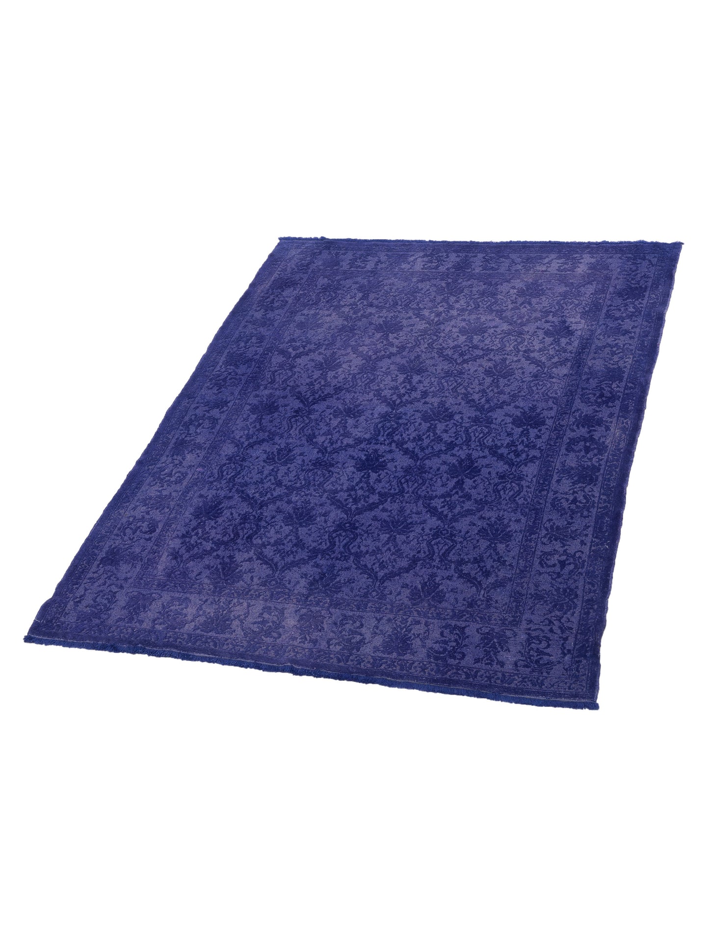 Color Bouquet 109697 Purple Purple 5.5x7.3 Hand Knotted Rug