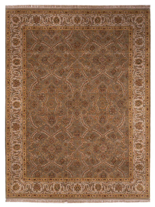 Rajpur Crown  Sage Green Ivory Transitional