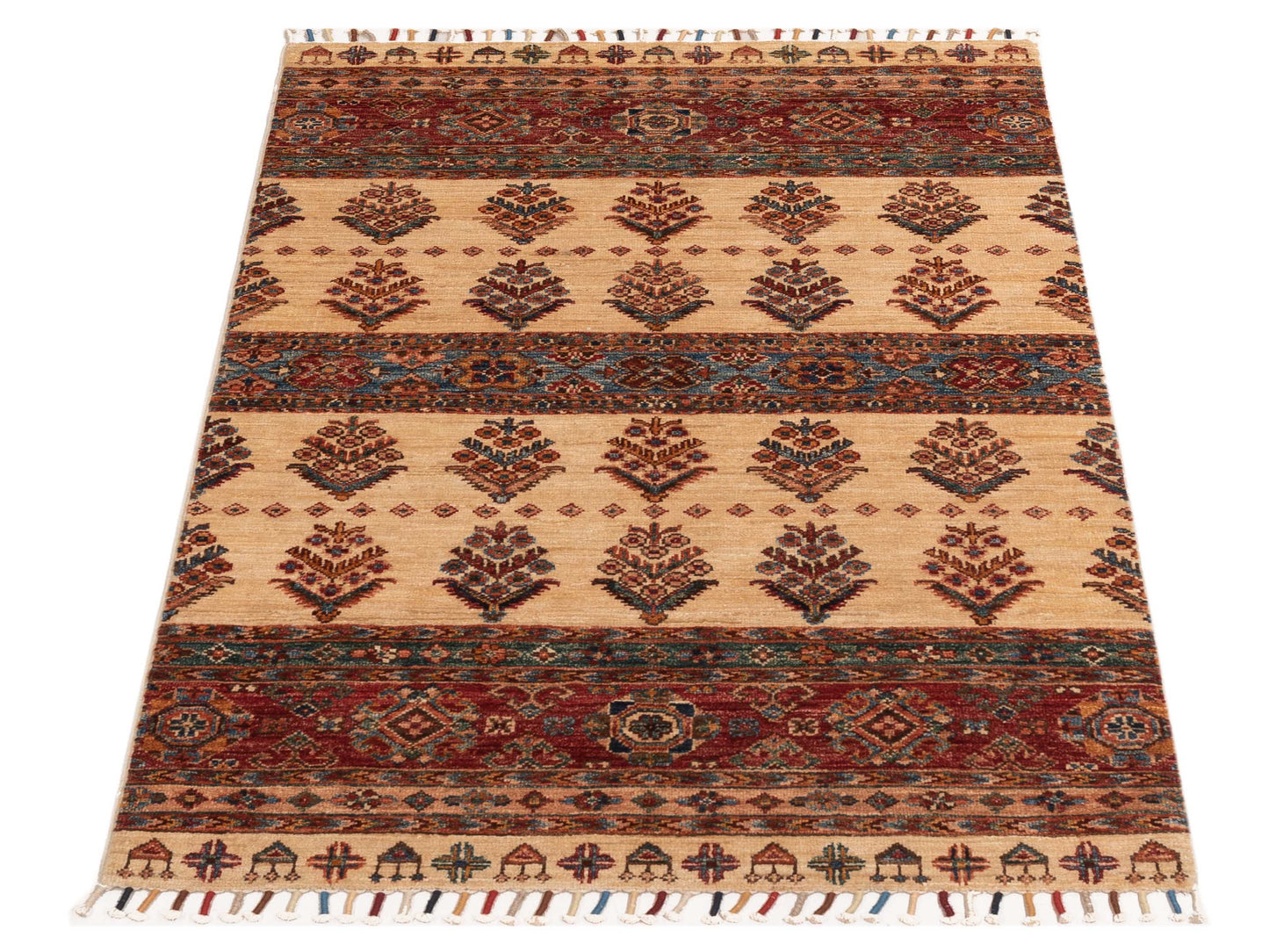 Khorjin 148800 Multi Multi 3.1x4.11 Hand Knotted Rug