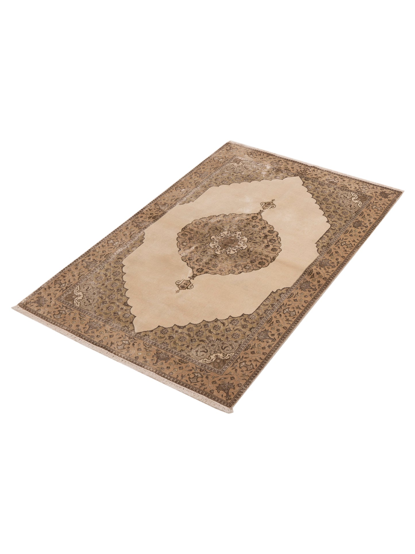 Imperial 116470 Ivory Beige 4.1x6.4 Hand Knotted Rug
