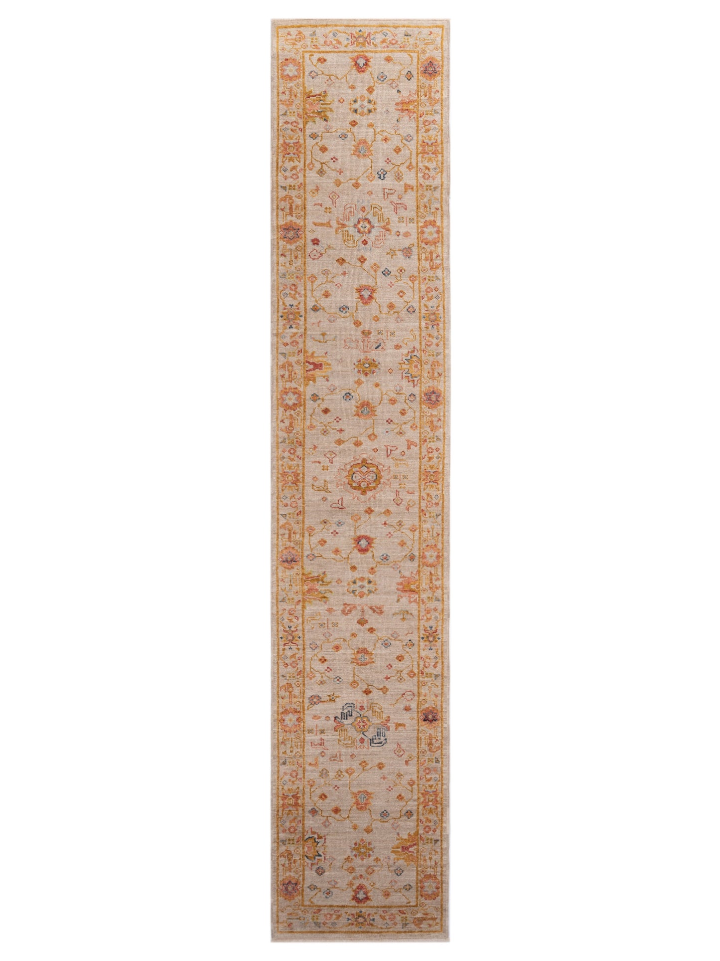Anadol Angora Oushak  Ivory Silver Traditional