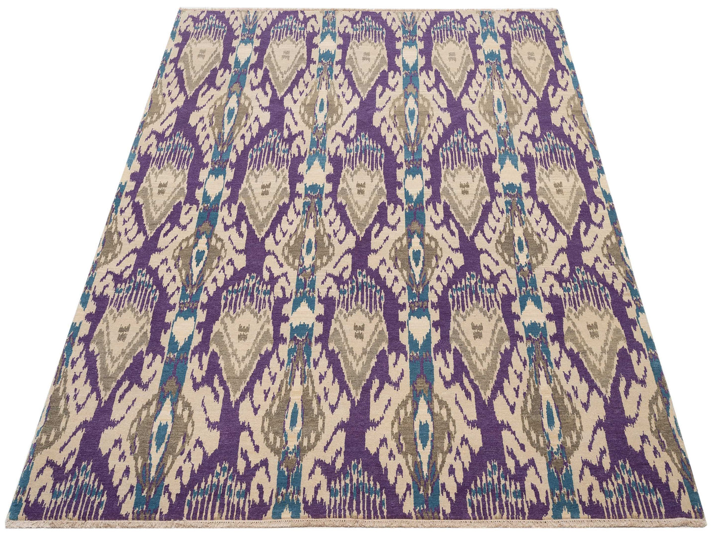 Sterling 120213 Multi 7.10x9.10 Hand Knotted Rug