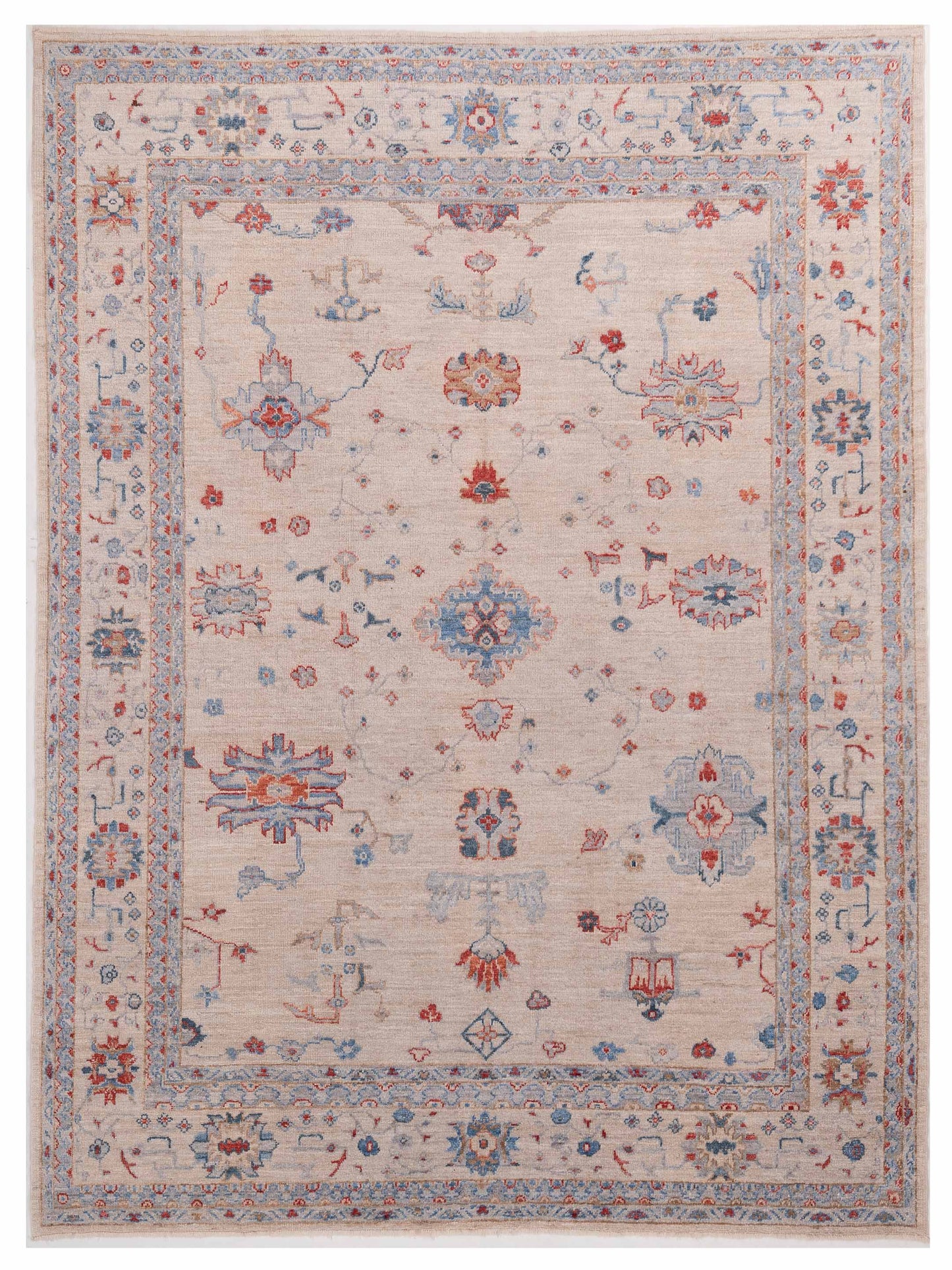 Anadol Angora Oushak  Ivory Ivory Traditional