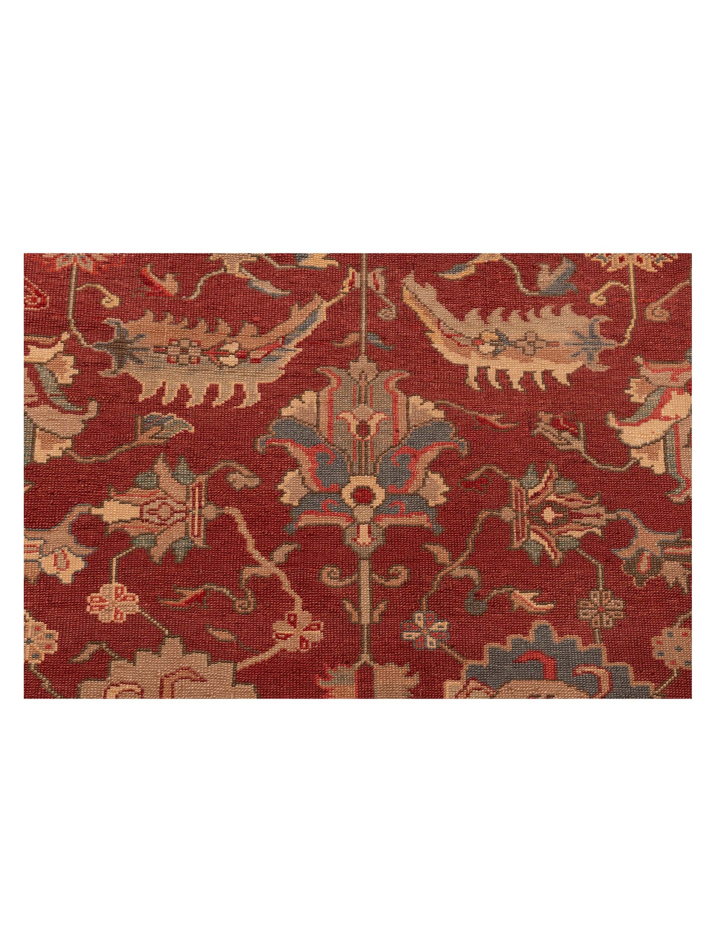 Antique Loom 147453 Red Ivory 5.9x8 Hand Knotted Rug