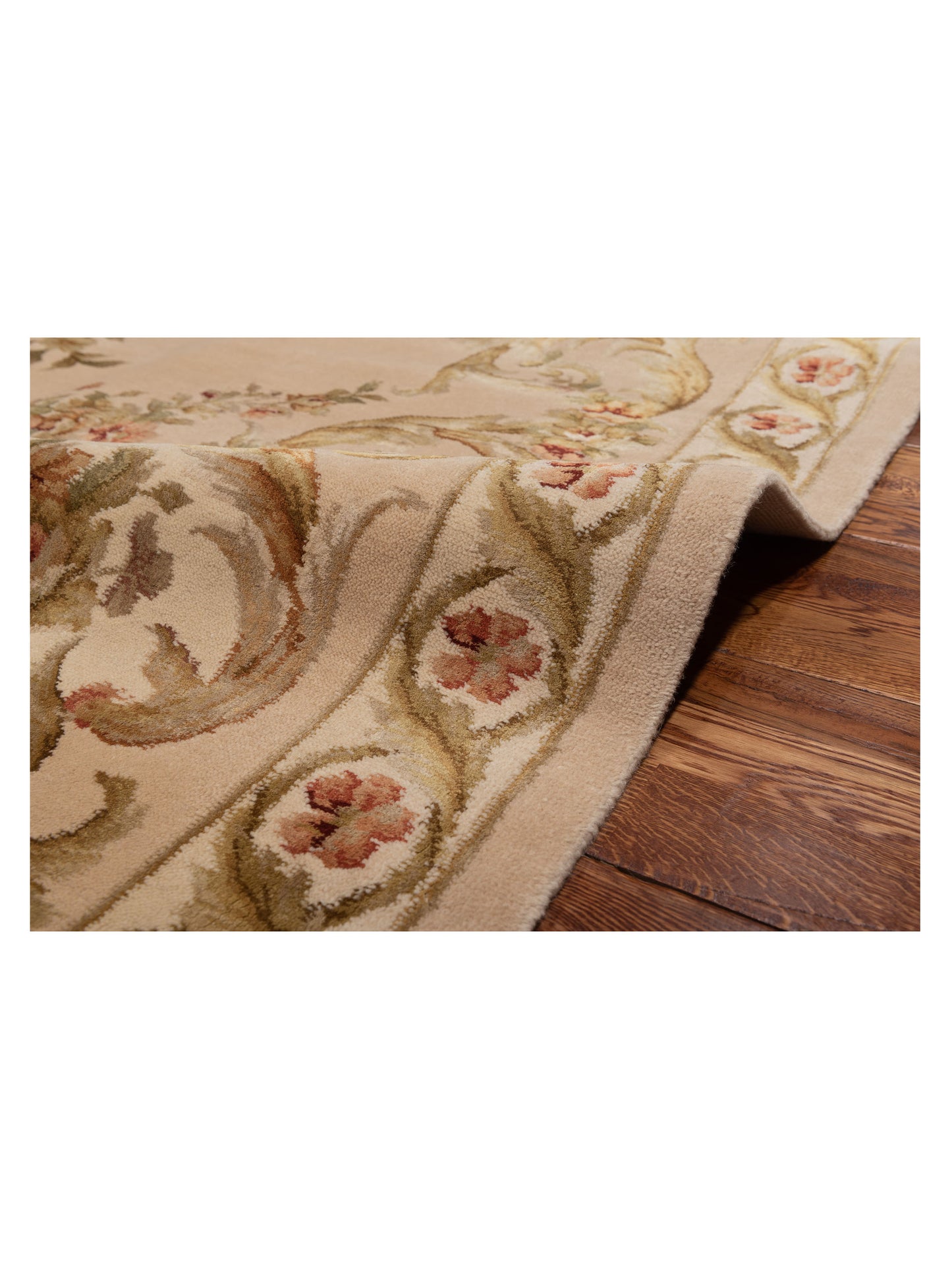 Imperial Silk 103794 Beige Beige 8.2x10.2 Hand Knotted Rug