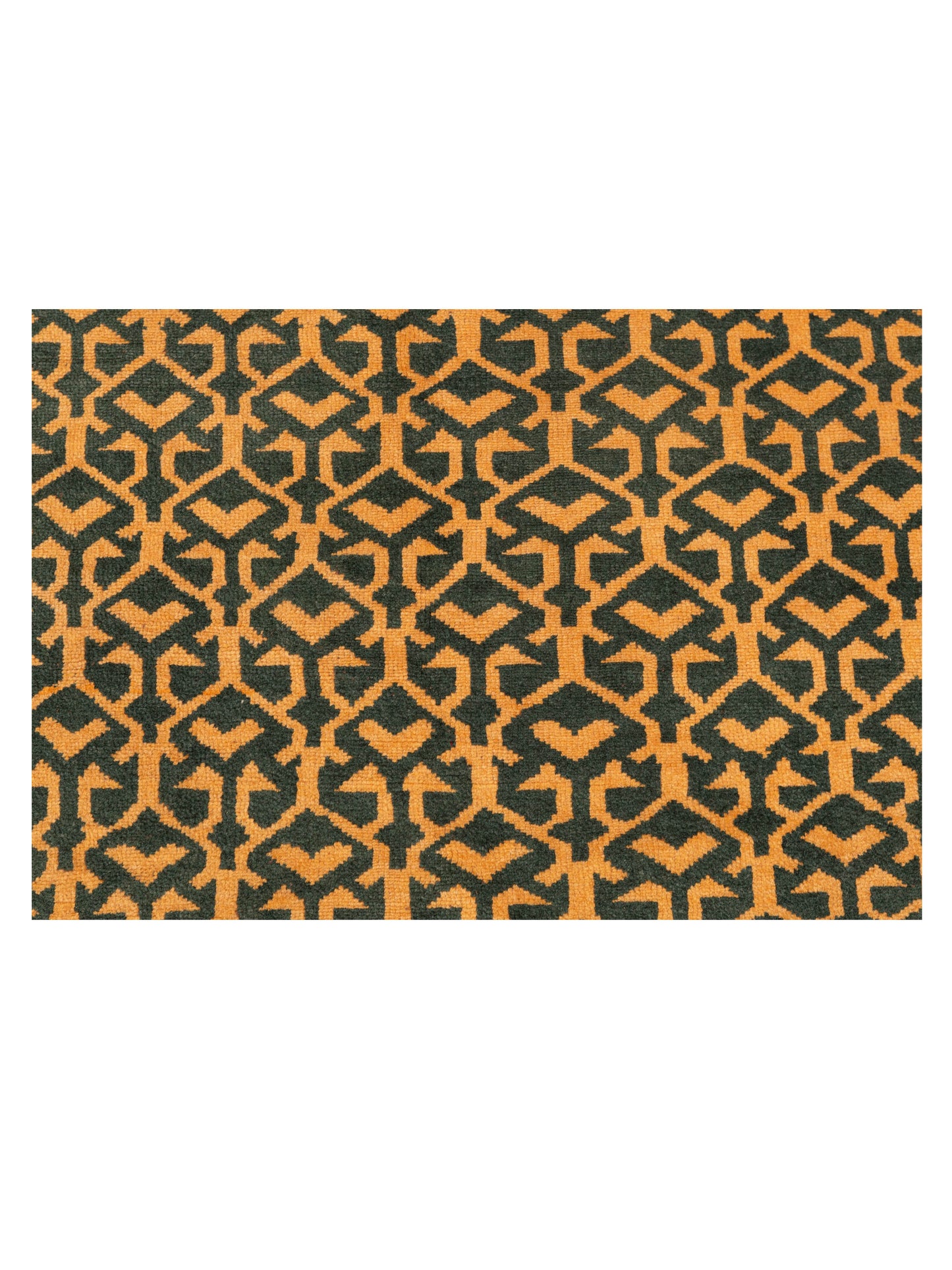 Turkish Shirwan 148402 Teal Green Brick 4.1x6 Hand Knotted Rug