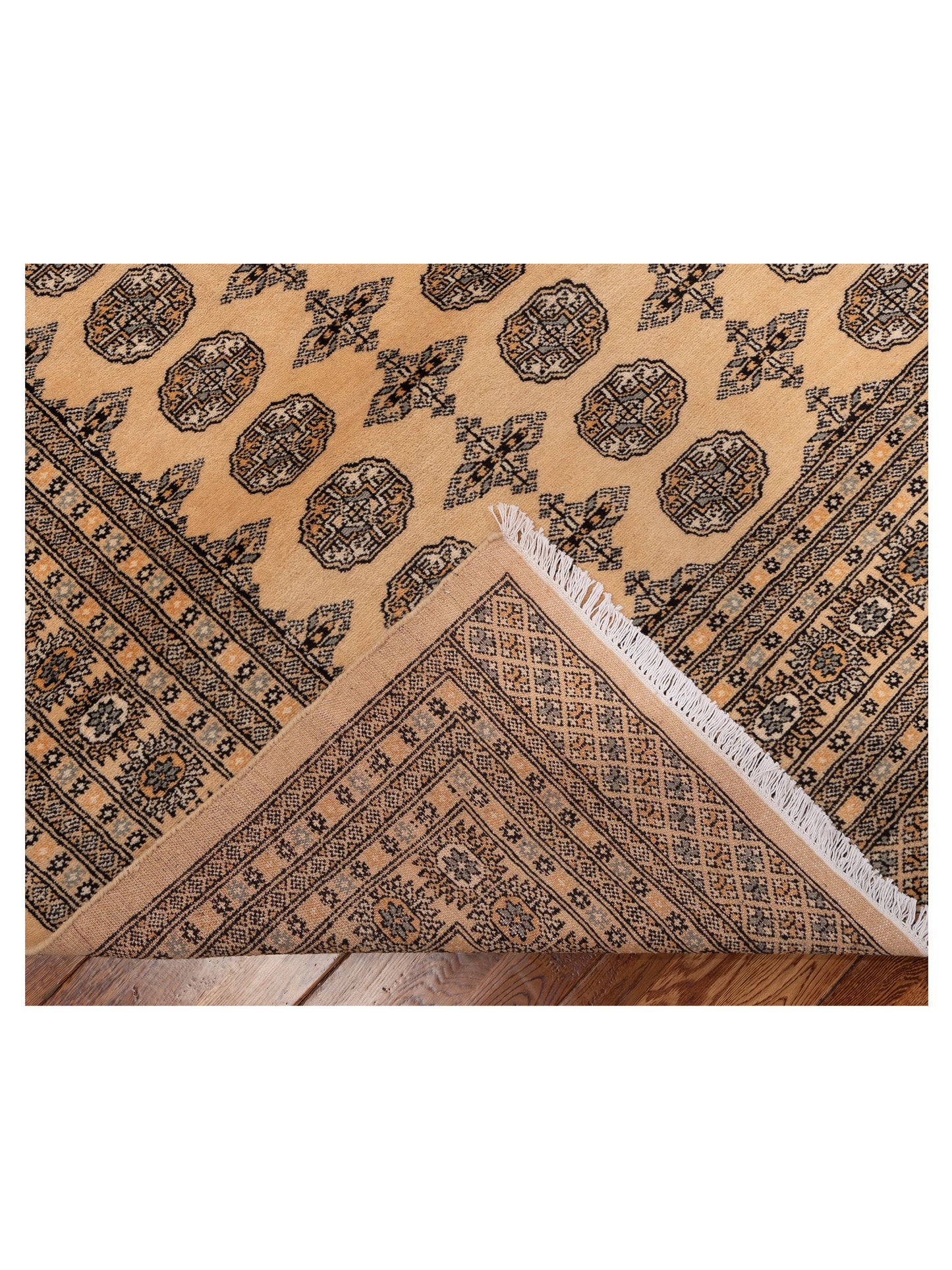 Bokhara 153399 Beige Beige 9.2x12.2 Hand Knotted Rug