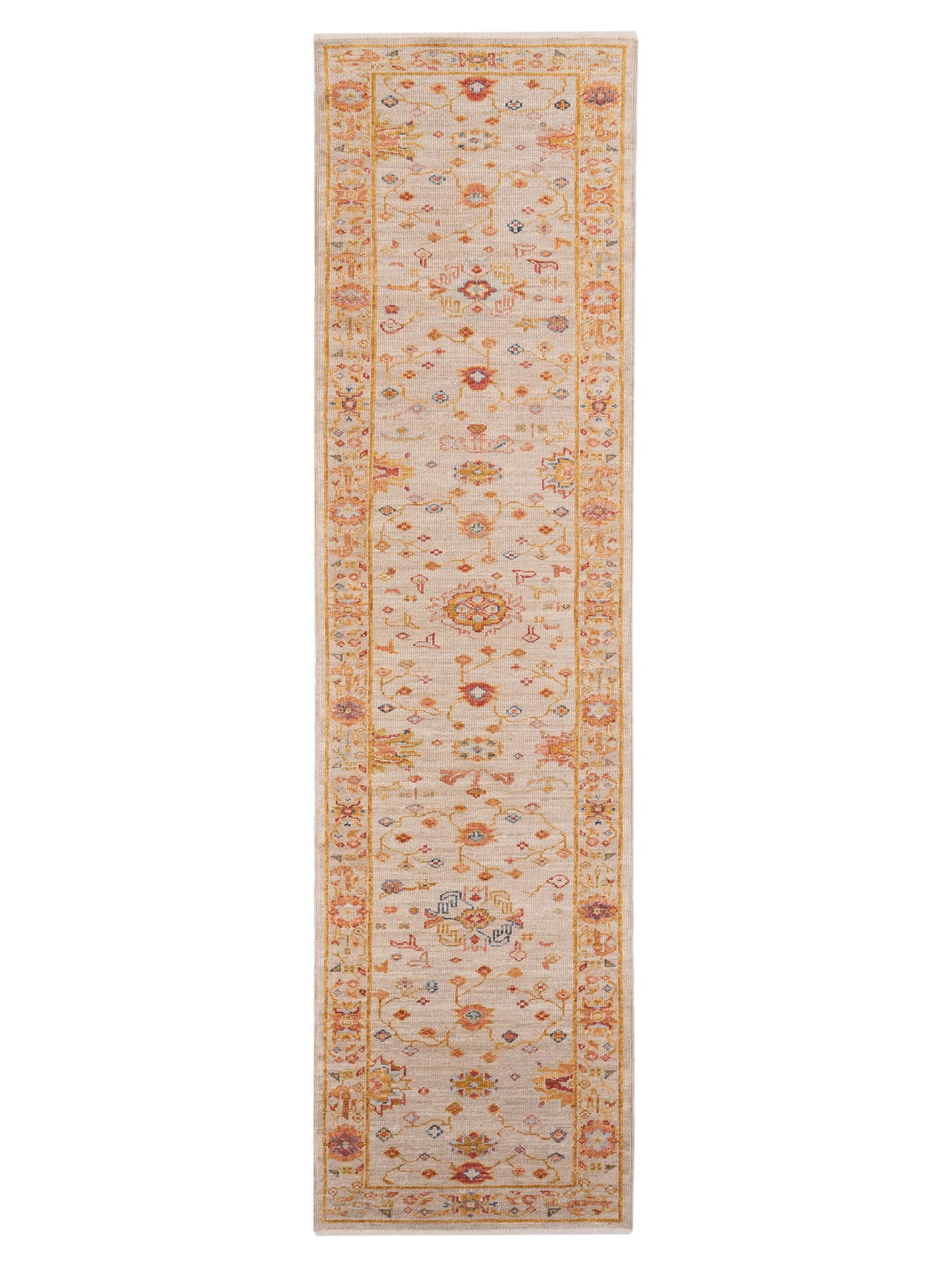 Anadol Angora Oushak  Ivory Silver Traditional