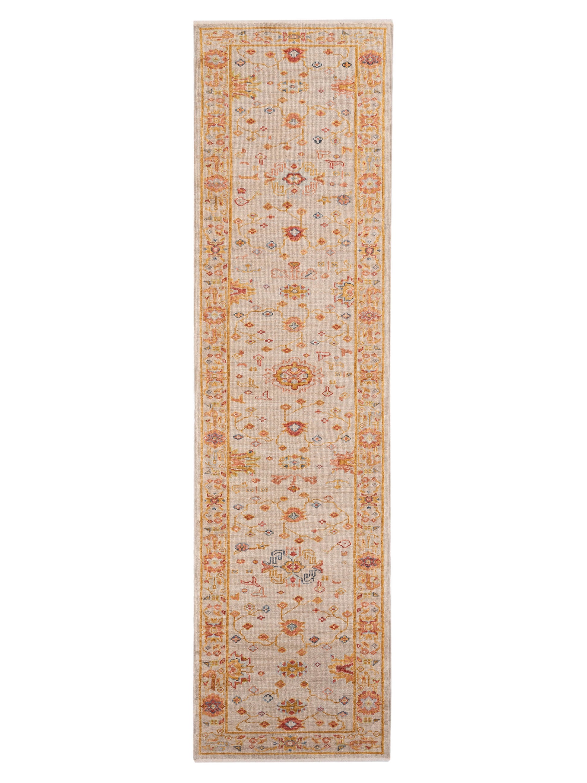 Anadol Angora Oushak  Ivory Silver Traditional