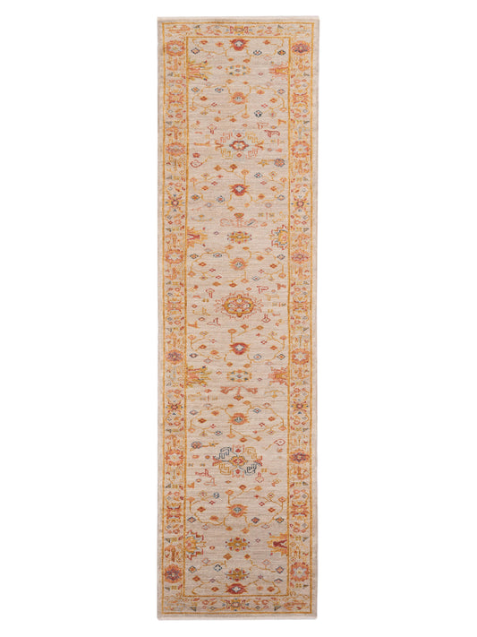 Anadol Angora Oushak  Ivory Silver Traditional