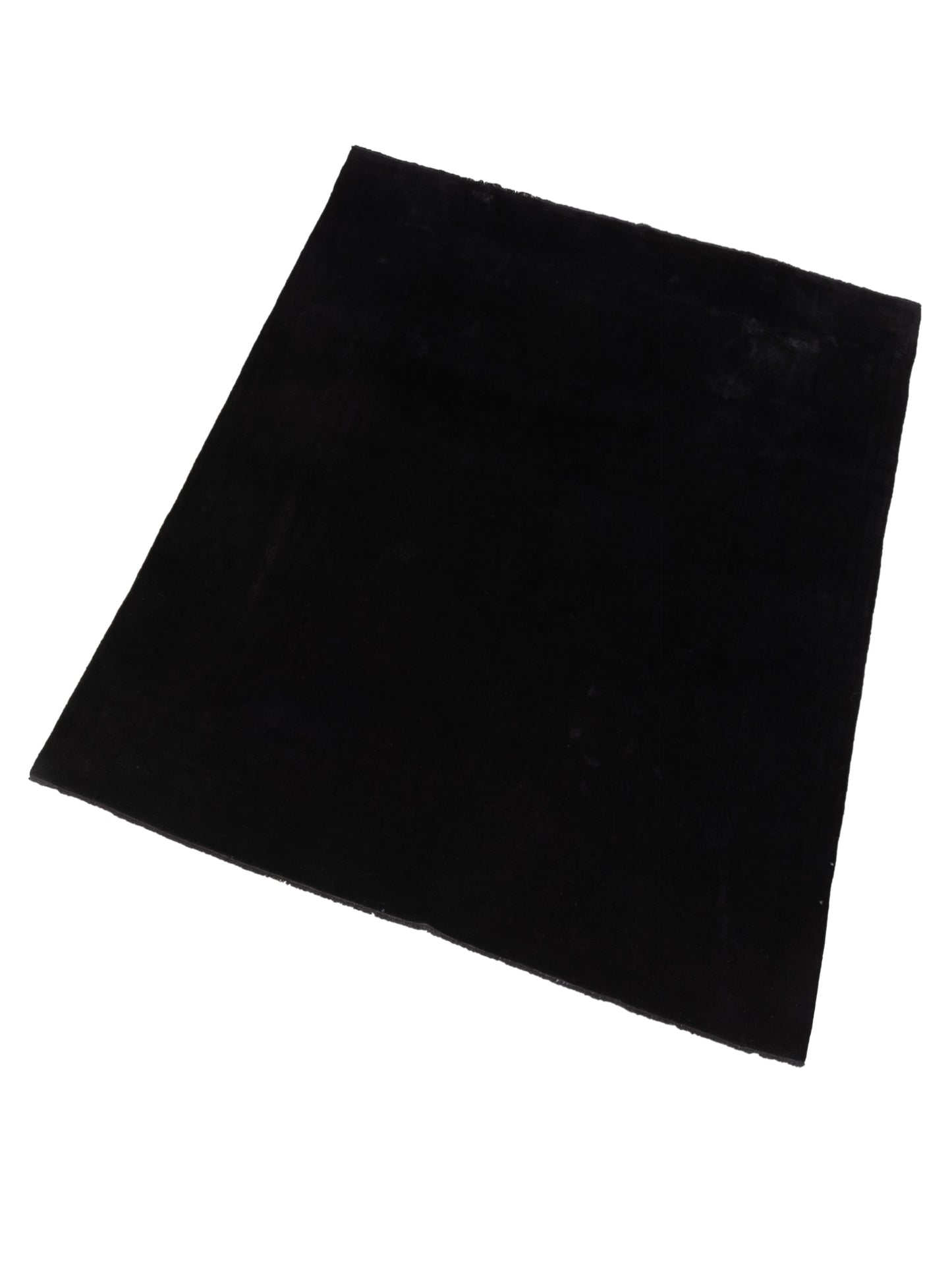 Vintage 86705 Black 8.1x9.11 Hand Knotted Rug