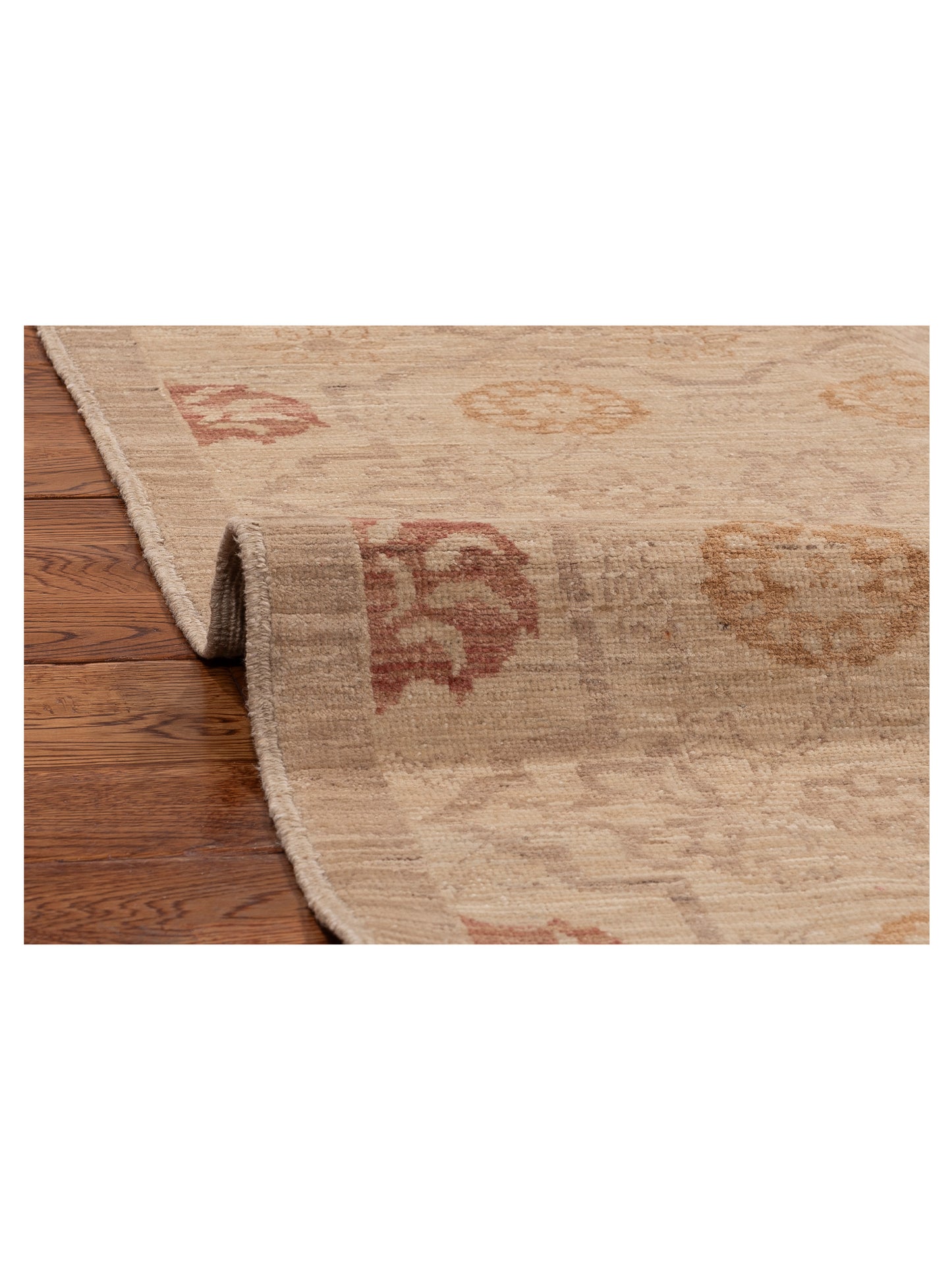 Laila 108804 Beige Silver 6.1x8.8 Hand Knotted Rug