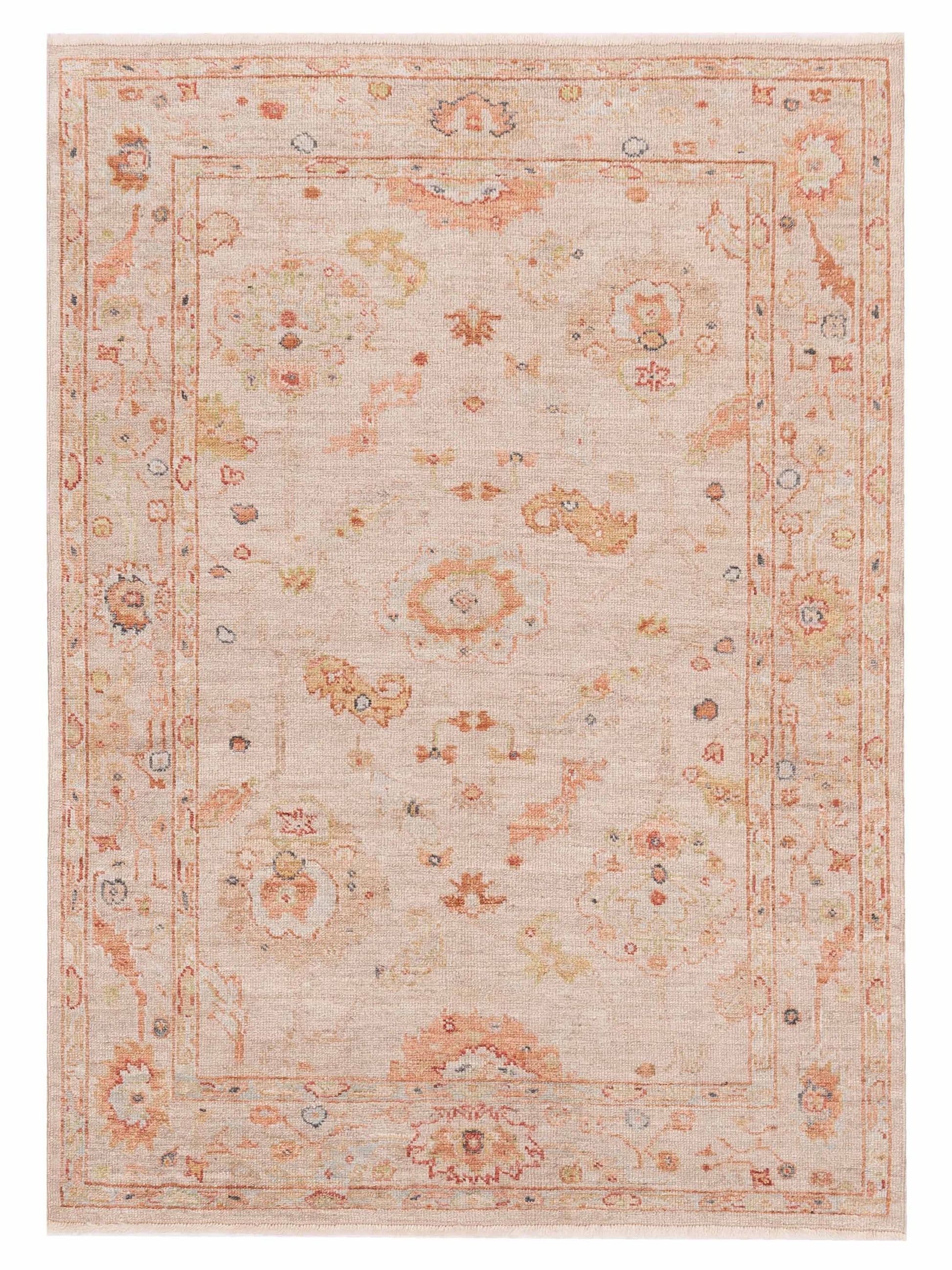 Anadol Angora Oushak  Ivory Ivory Traditional