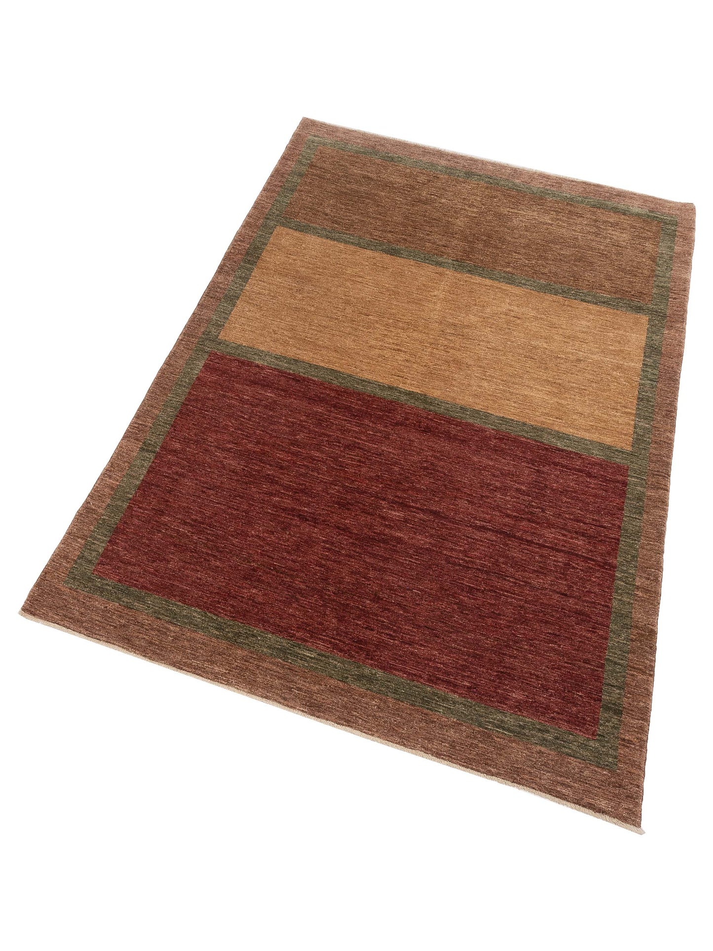 Bahar 94833 Red Brown 6.4x10 Hand Knotted Rug
