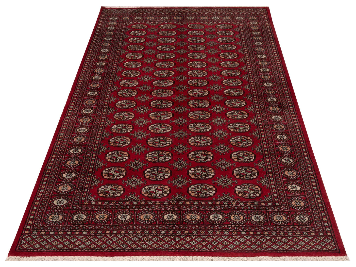 Bokhara 145650 Red Red 5.1x8.2 Hand Knotted Rug