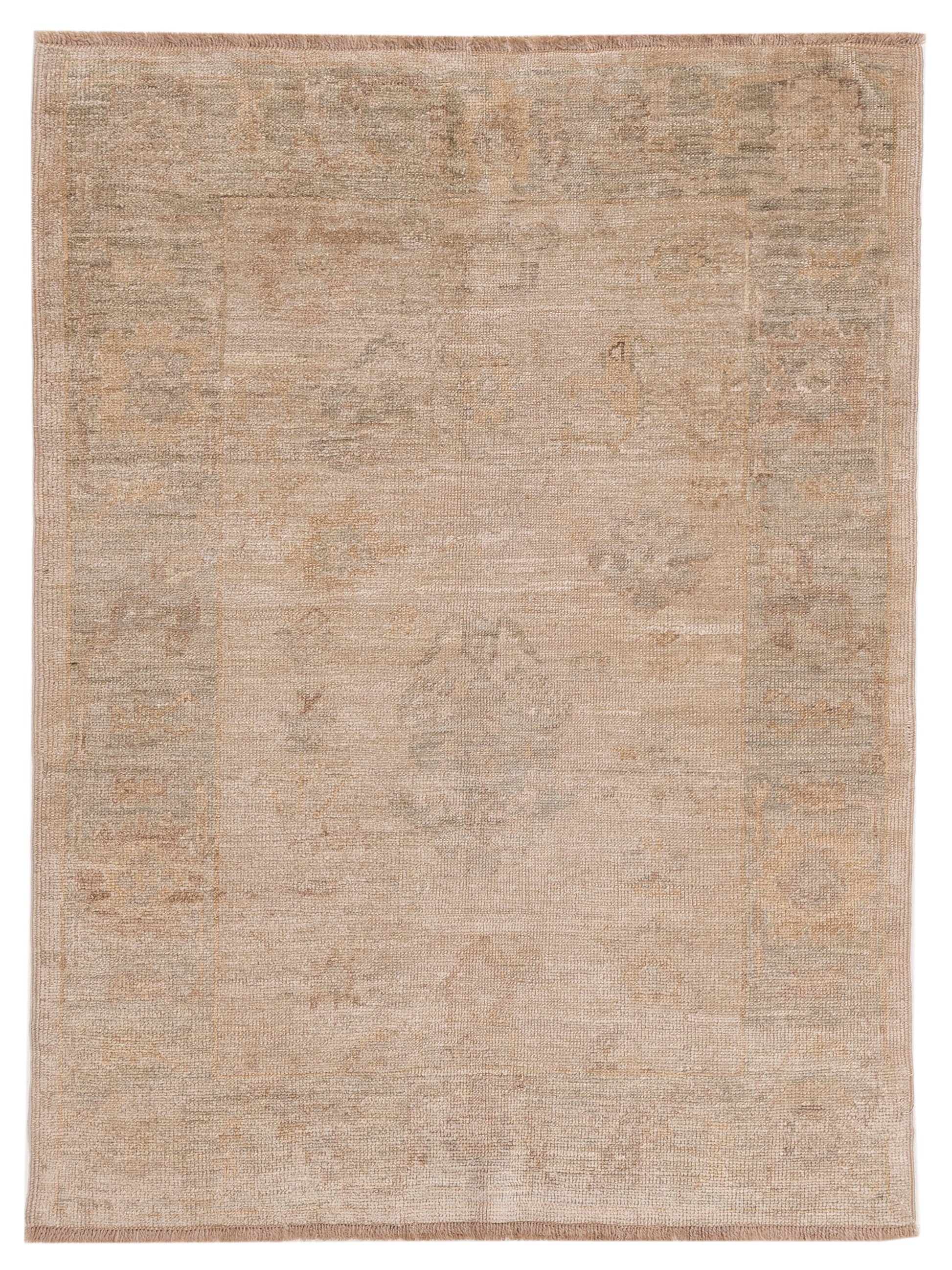 Anadol Angora Oushak  Beige Gray Traditional