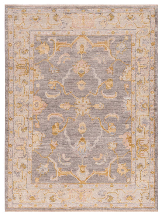 Anadol Angora Oushak  Gray Ivory Traditional