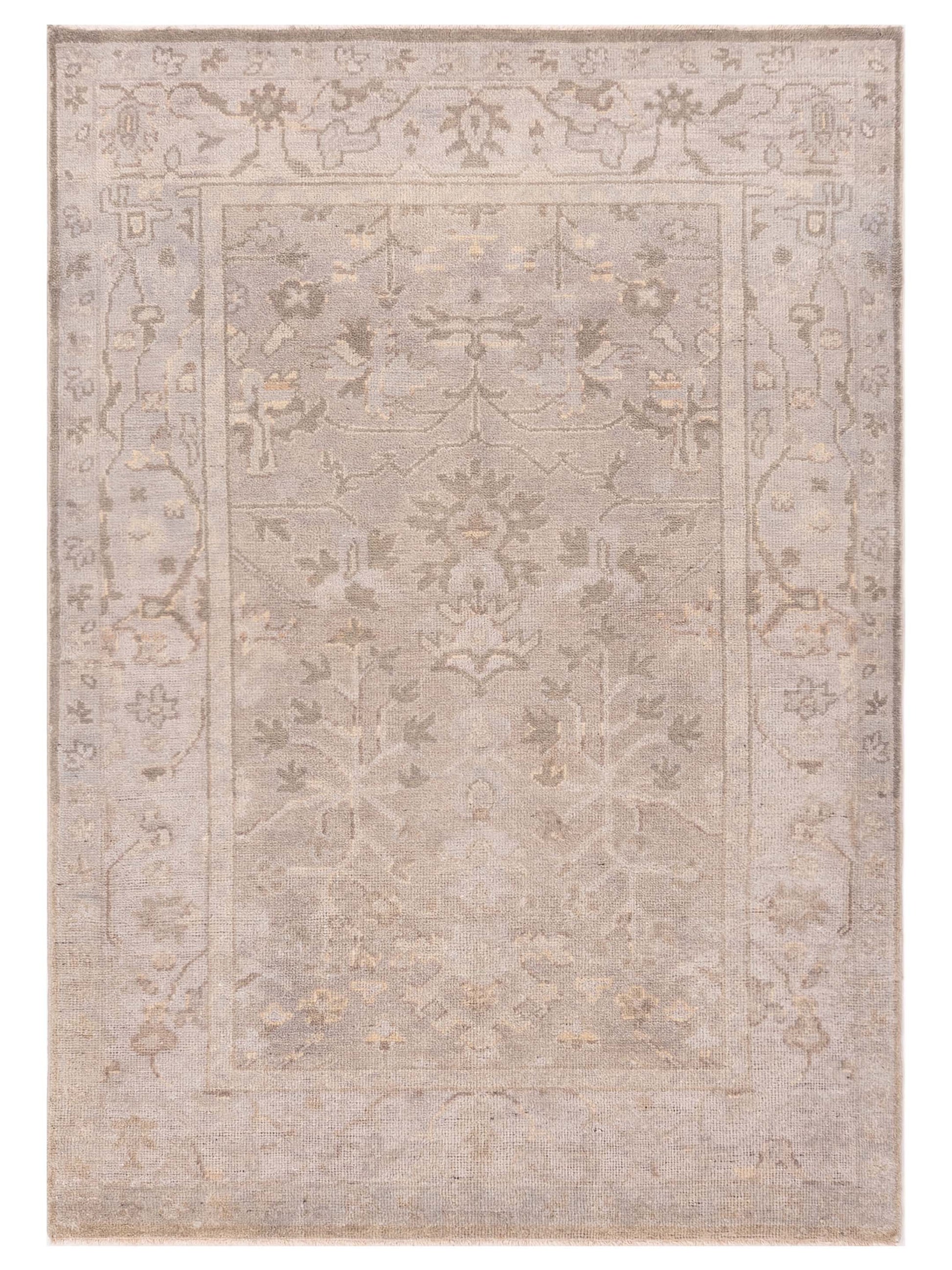 Rajpur Oushak Shah  Gray  Traditional