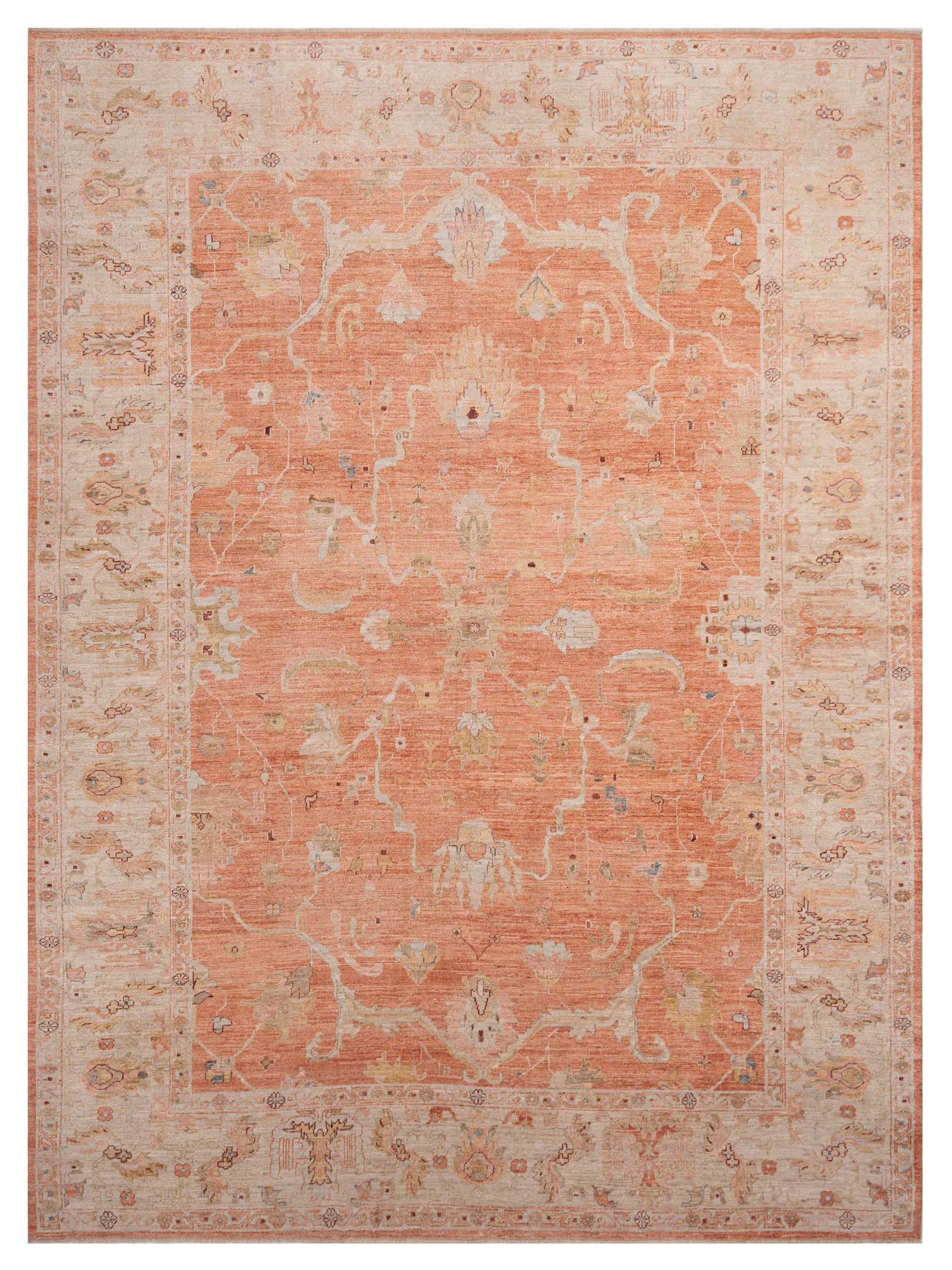 Anadol Angora Oushak  Pink Ivory Traditional