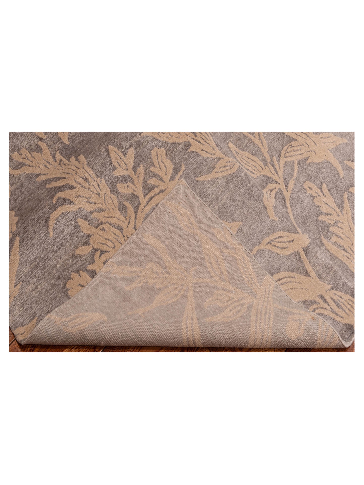 Tibetino 120504 Gray 6x8.11 Hand Knotted Rug