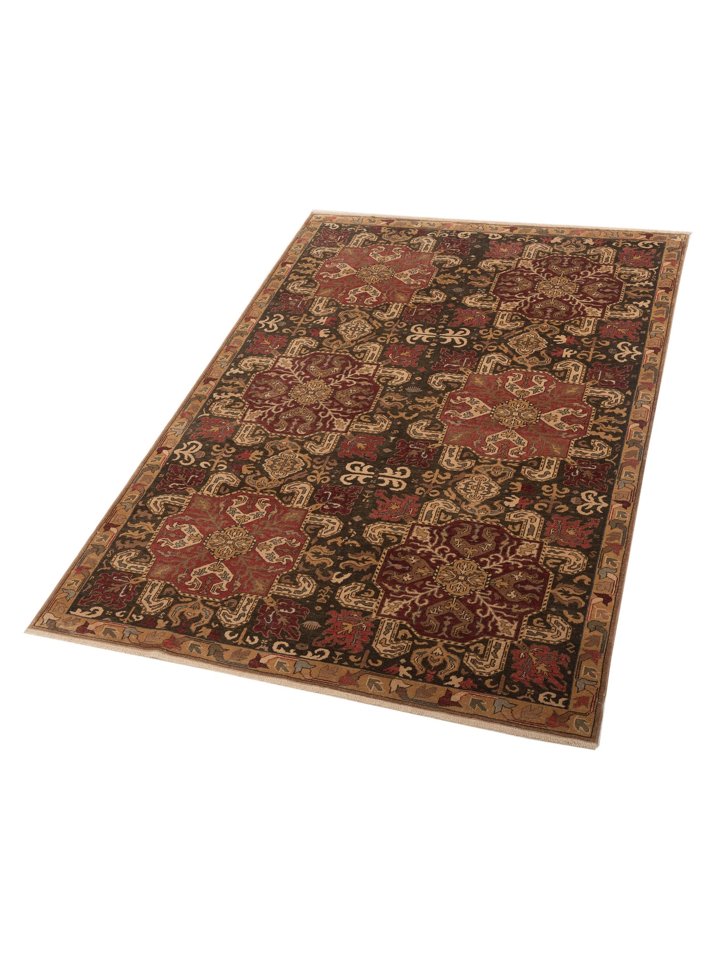 Antique Loom 107974 Multi Multi 6.2x8.10 Hand Knotted Rug