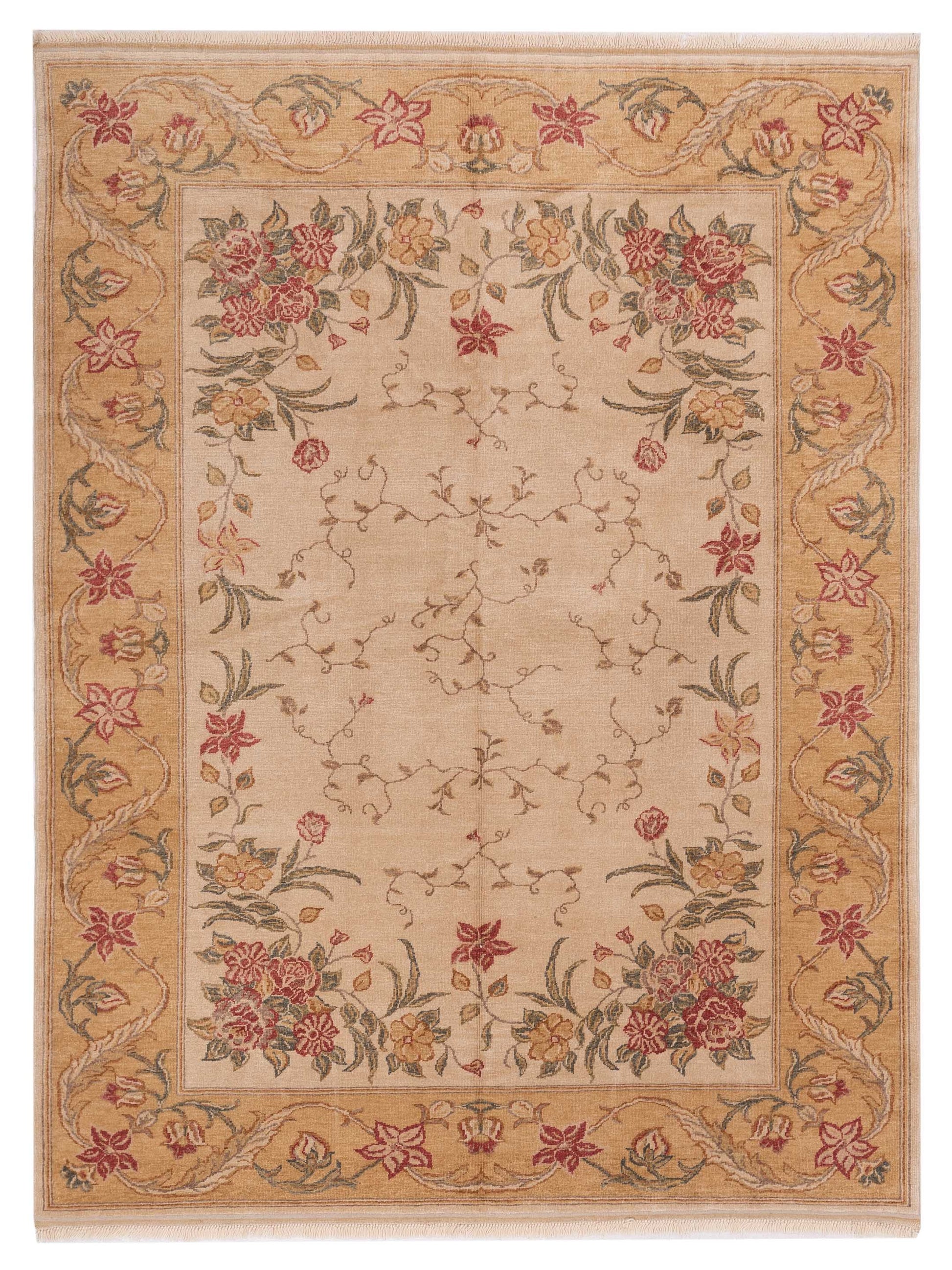 Pasha Antique Loom  Ivory Gold Transitional
