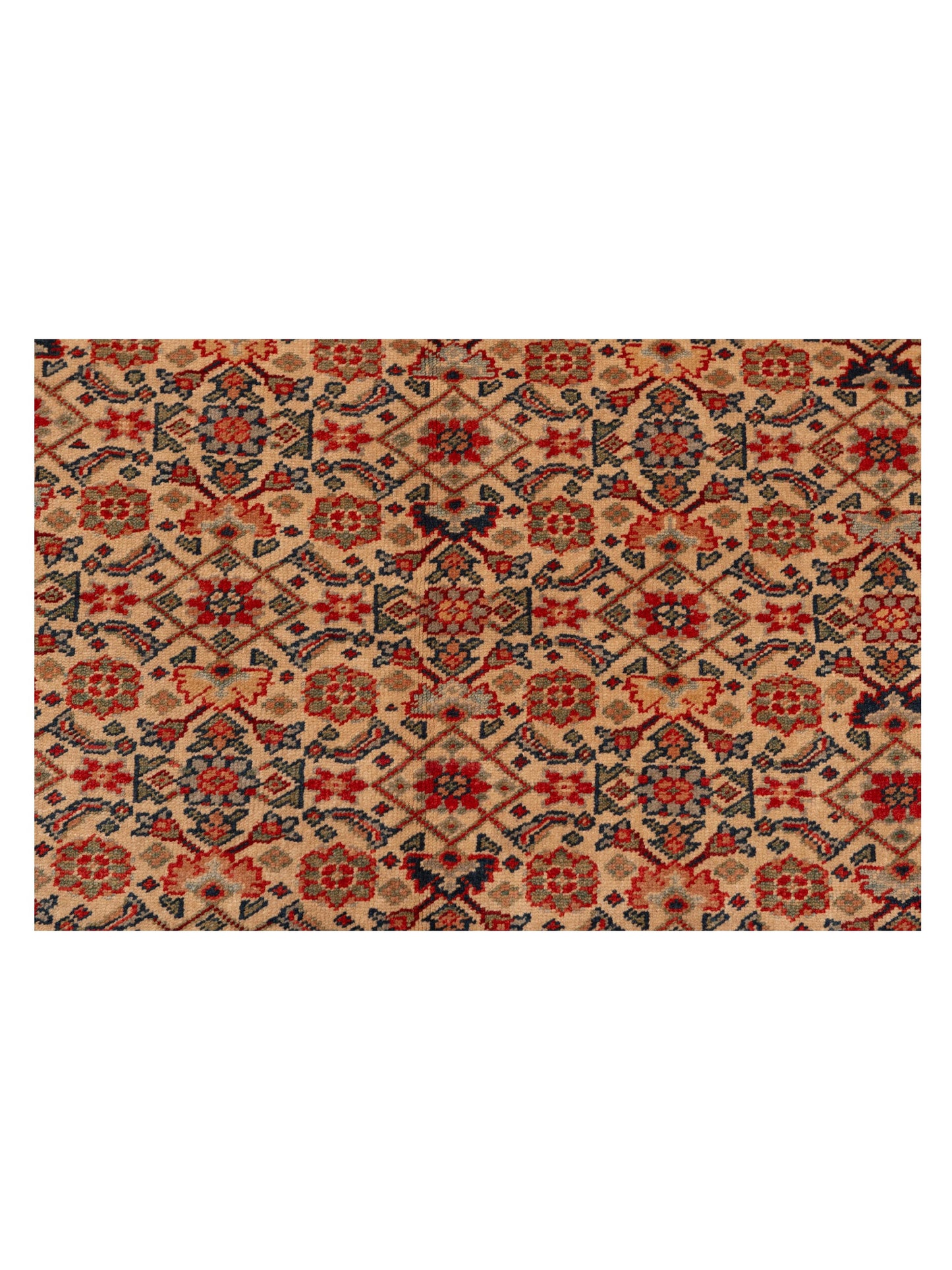 Antique Loom 147393 Ivory Sage Green 6.9x9 Hand Knotted Rug