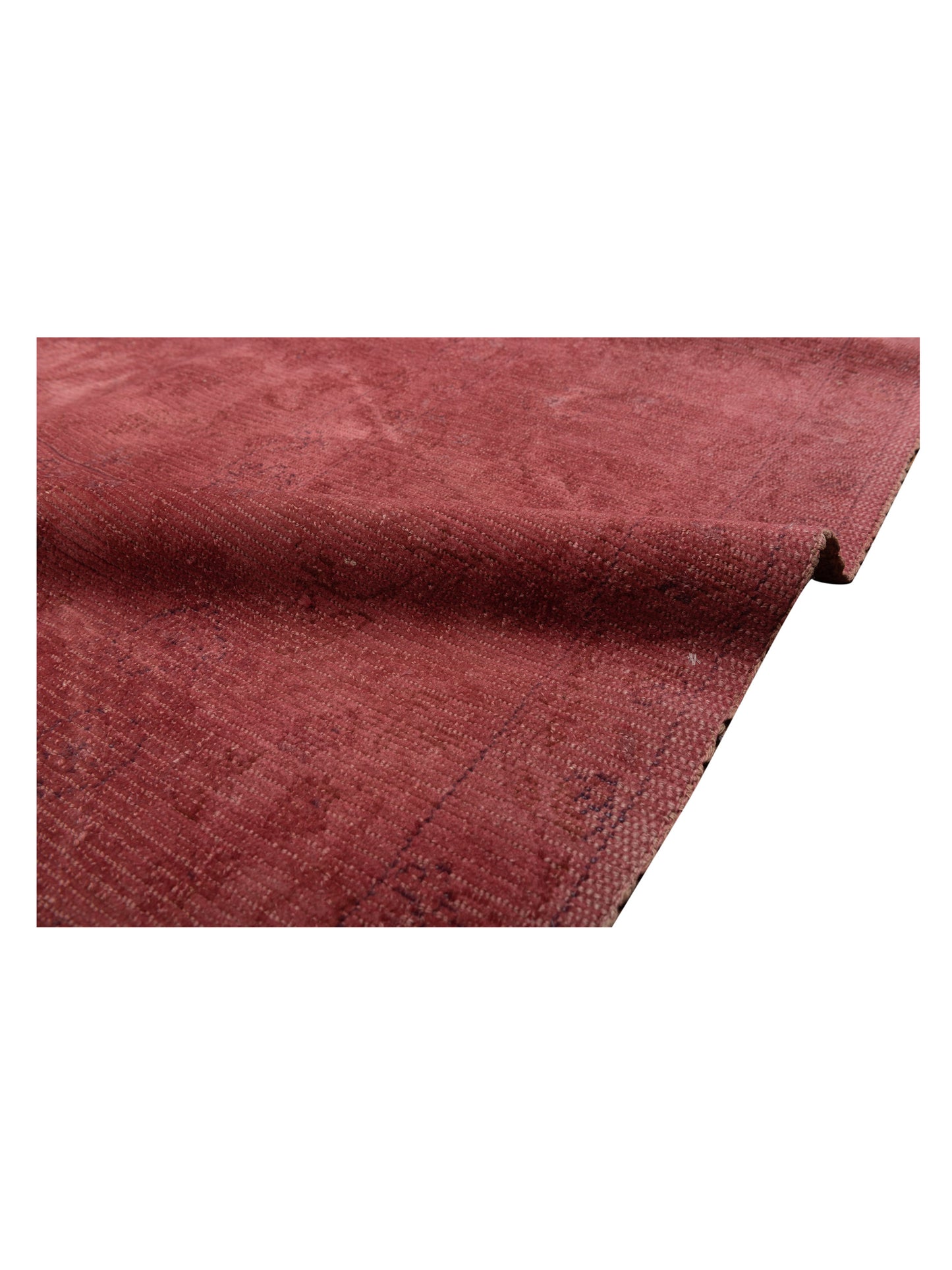 Vintage 107431 Pink 10.3x14 Hand Knotted Rug