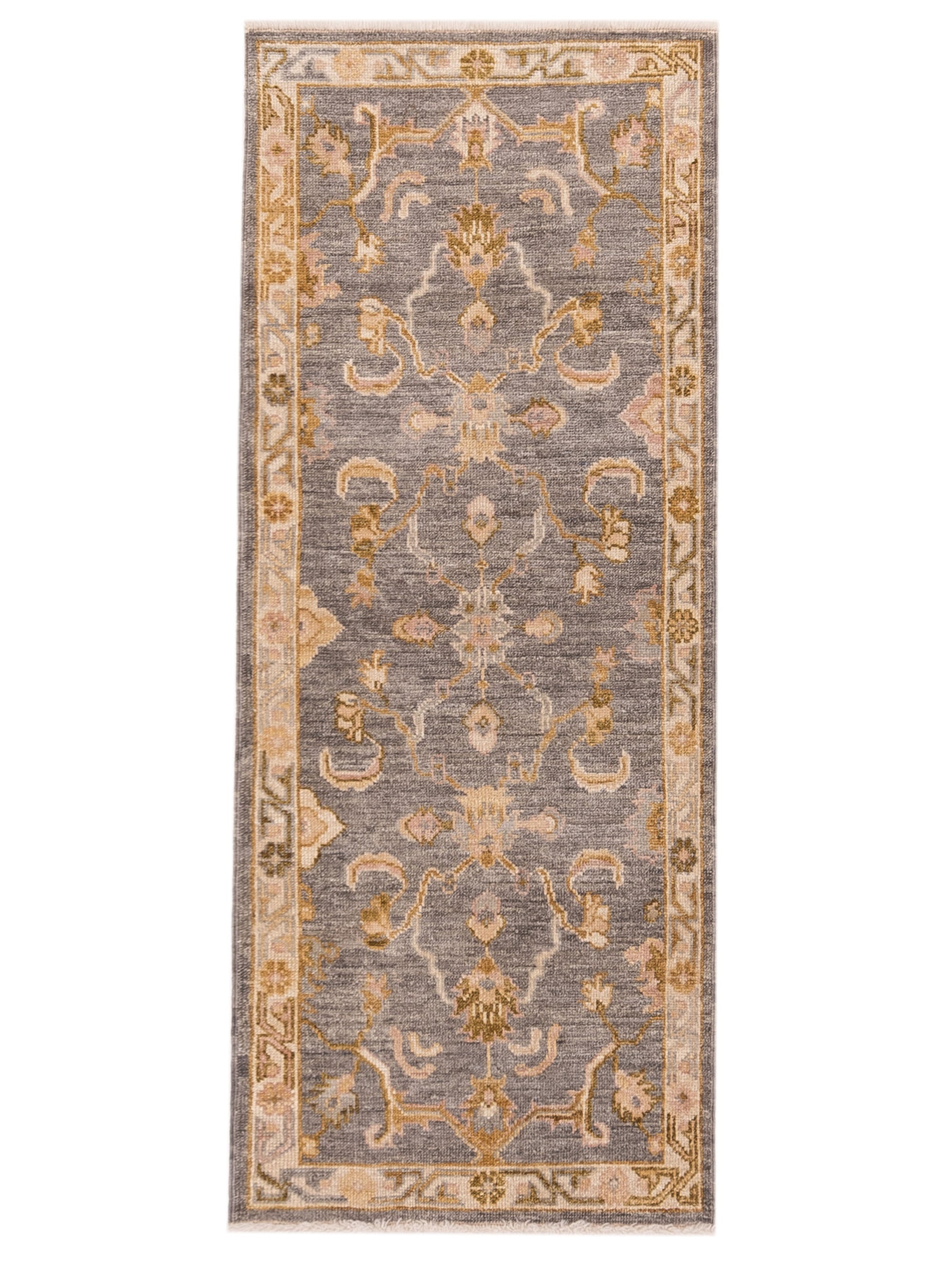 Anadol Angora Oushak  Gray Ivory Traditional