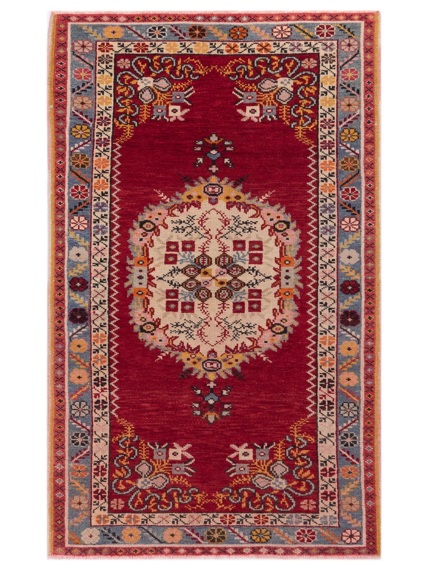 Pasha Old Anatolian  Red Blue Traditional