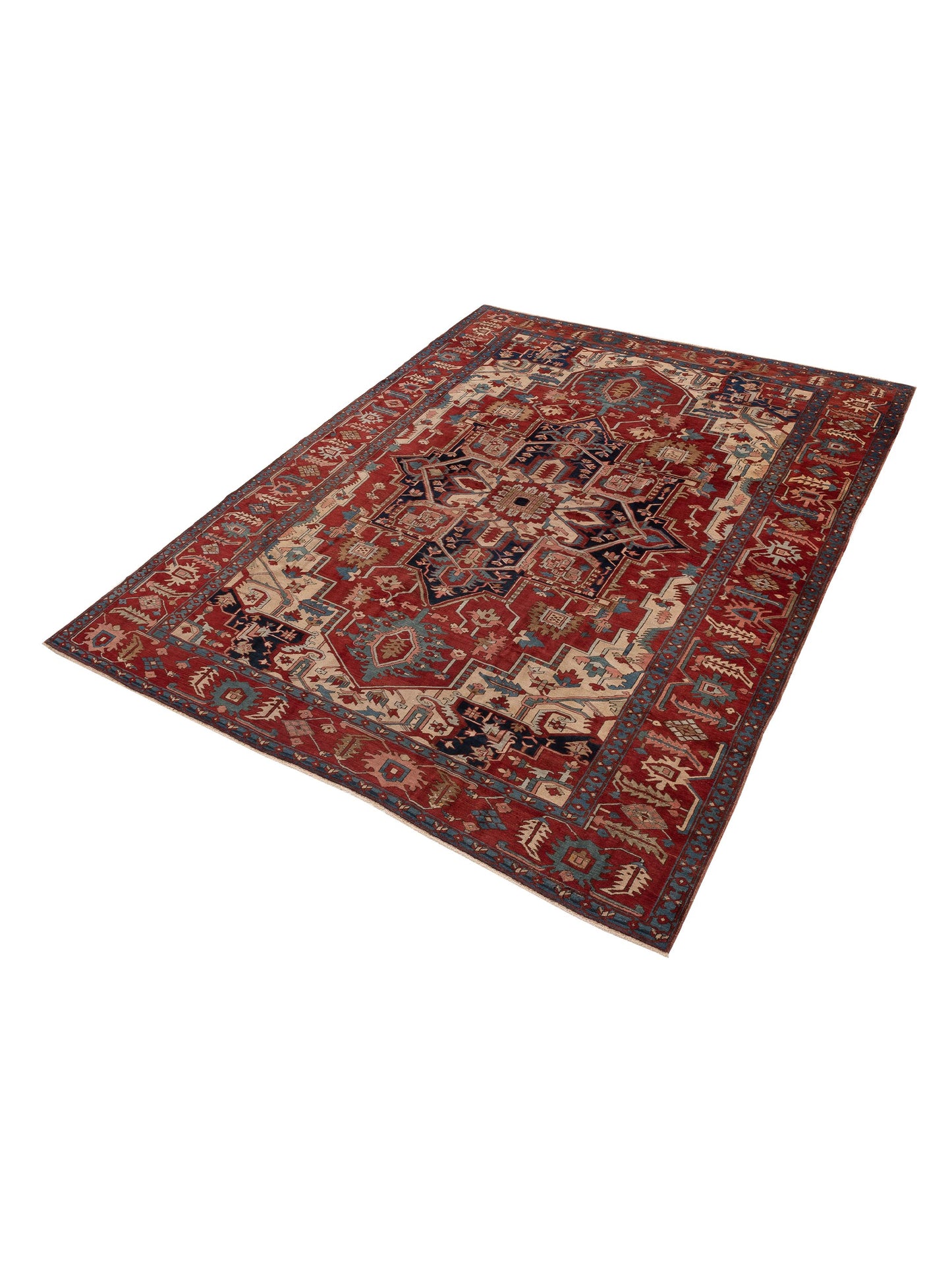 Persian Antique 154367 Red Red 10.5x12.10 Hand Knotted Rugs